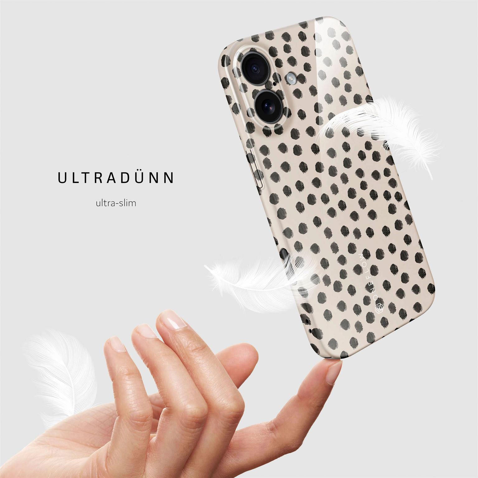 Splash Case für iPhone 17 in der Farbe Cookies & Cream (Braun / Beige)