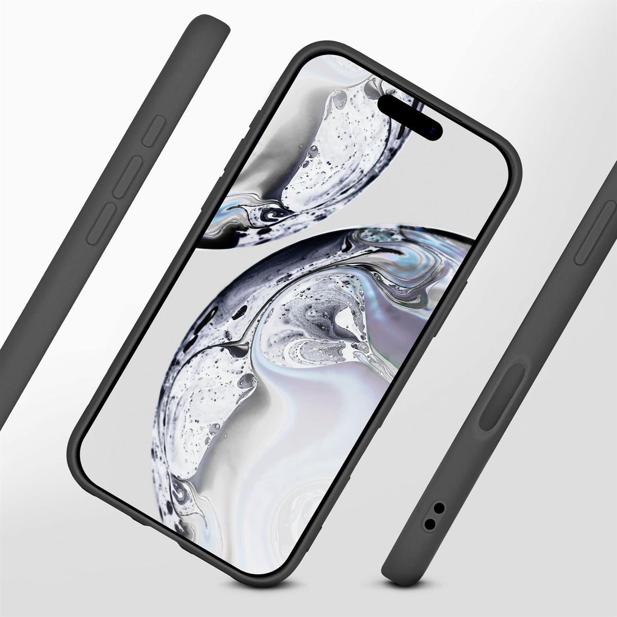 Soft Case für iPhone 17 Pro in der Farbe Anthrazit (Grau)