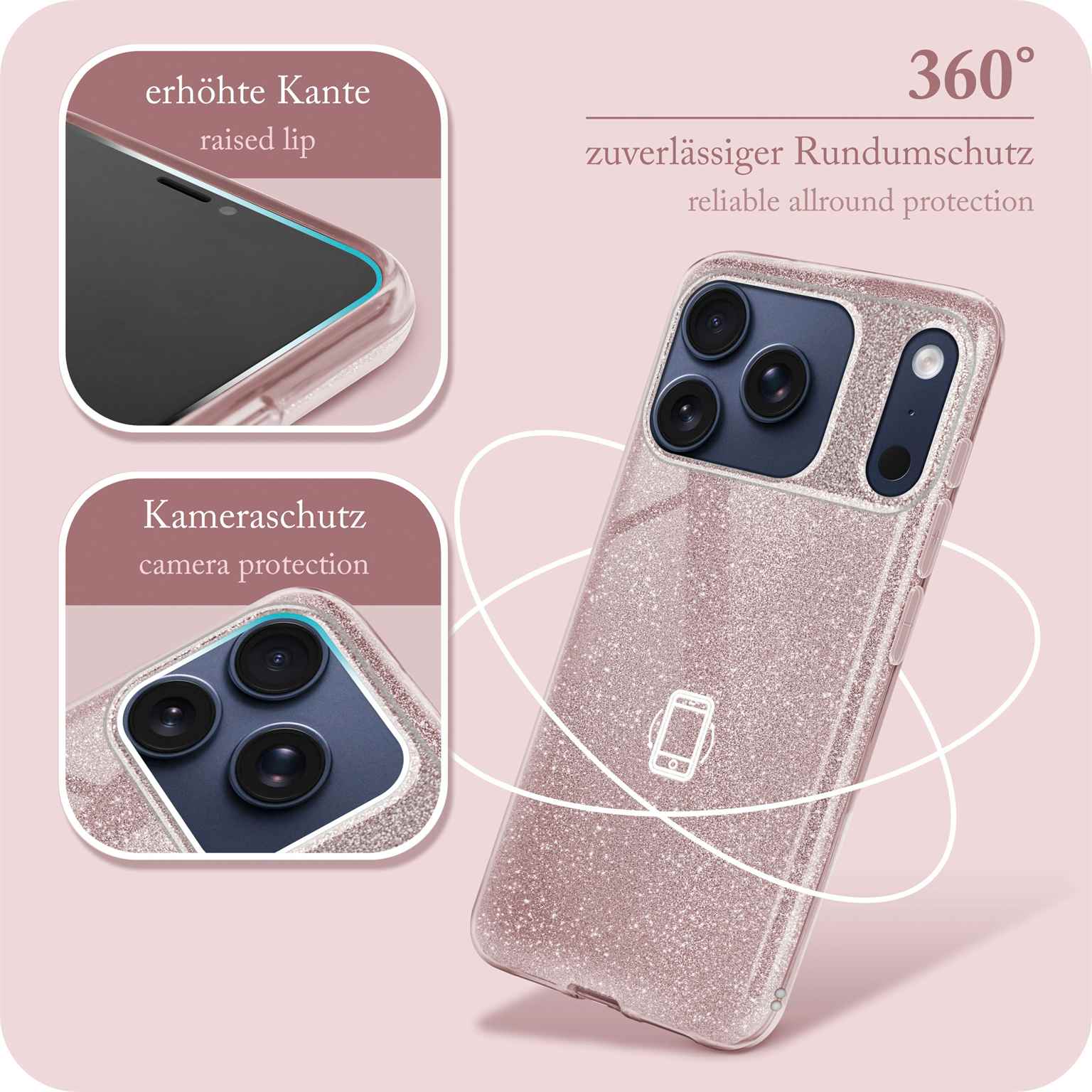Glitter Case für iPhone 17 Pro