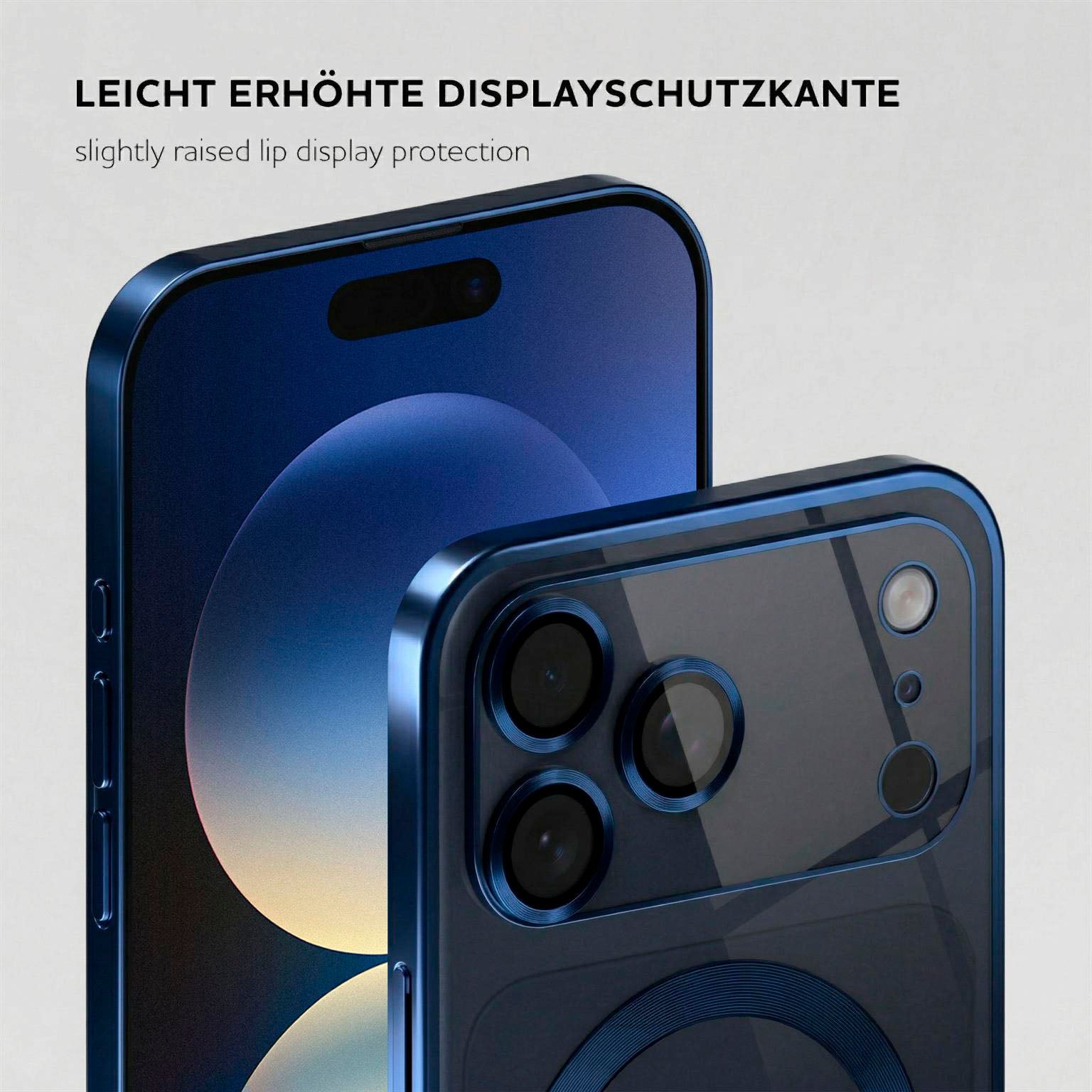 Aura Case für iPhone 17 Pro in der Farbe Nautical Blue (Blau)