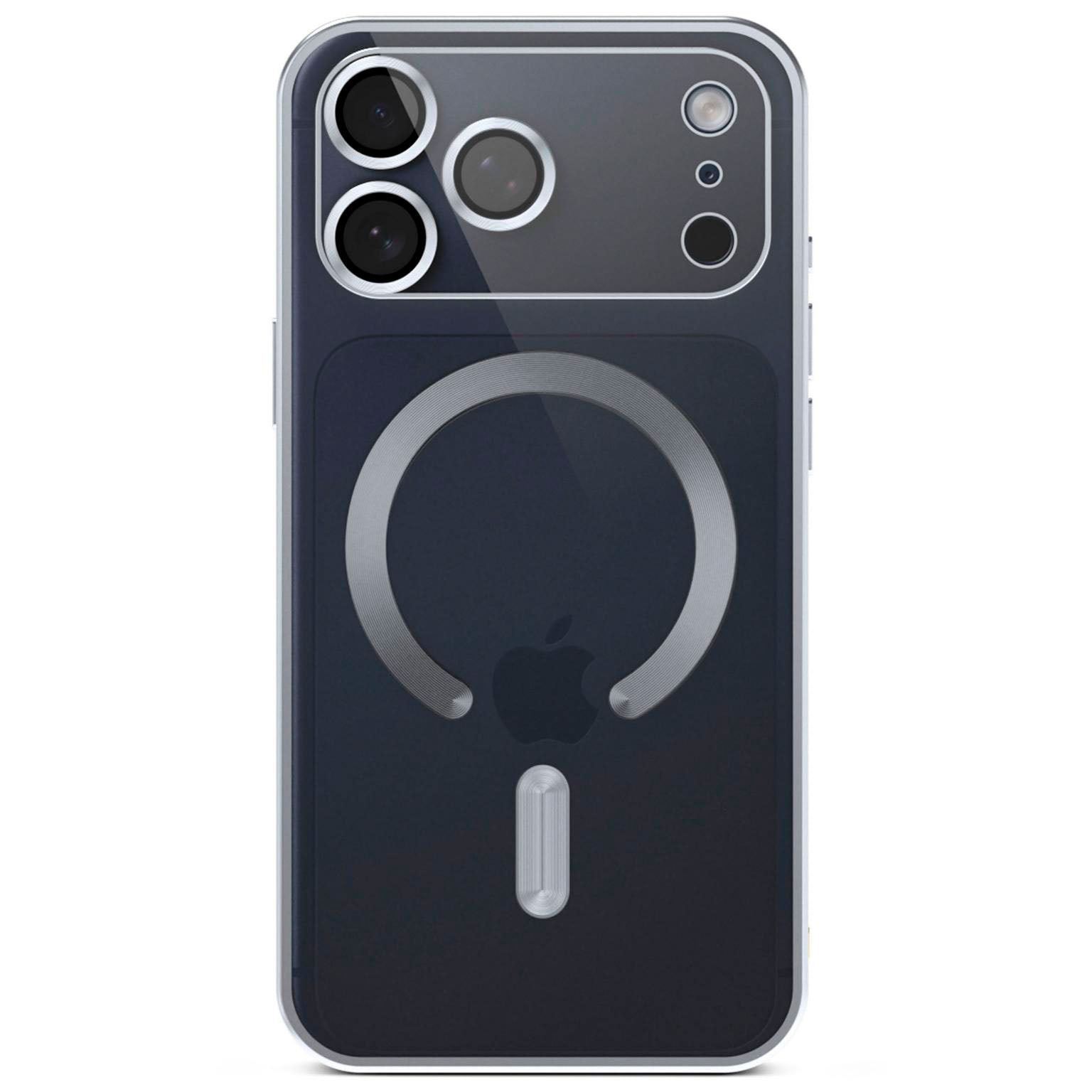 Aura Case für iPhone 17 Pro in der Farbe Silver Smoke (Silber)