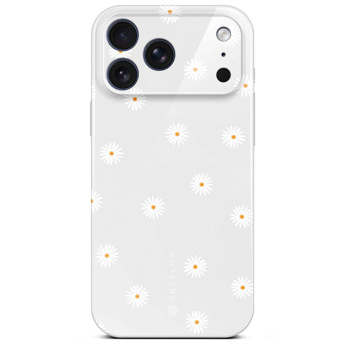 Splash Case für iPhone 17 Pro in der Farbe Daisy Delight (Grau)