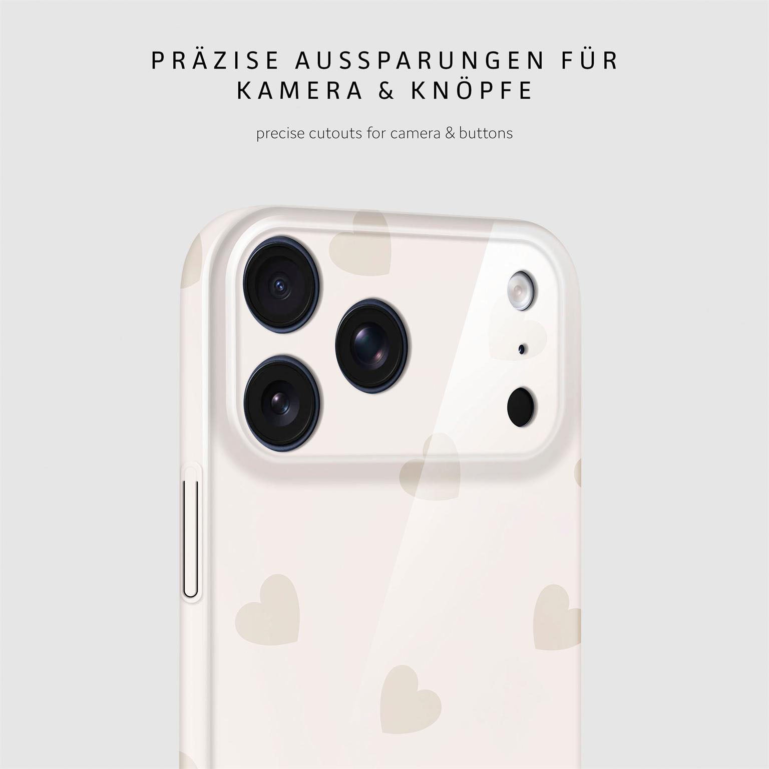 Splash Case für iPhone 17 Pro in der Farbe Latte Love (Braun / Beige)