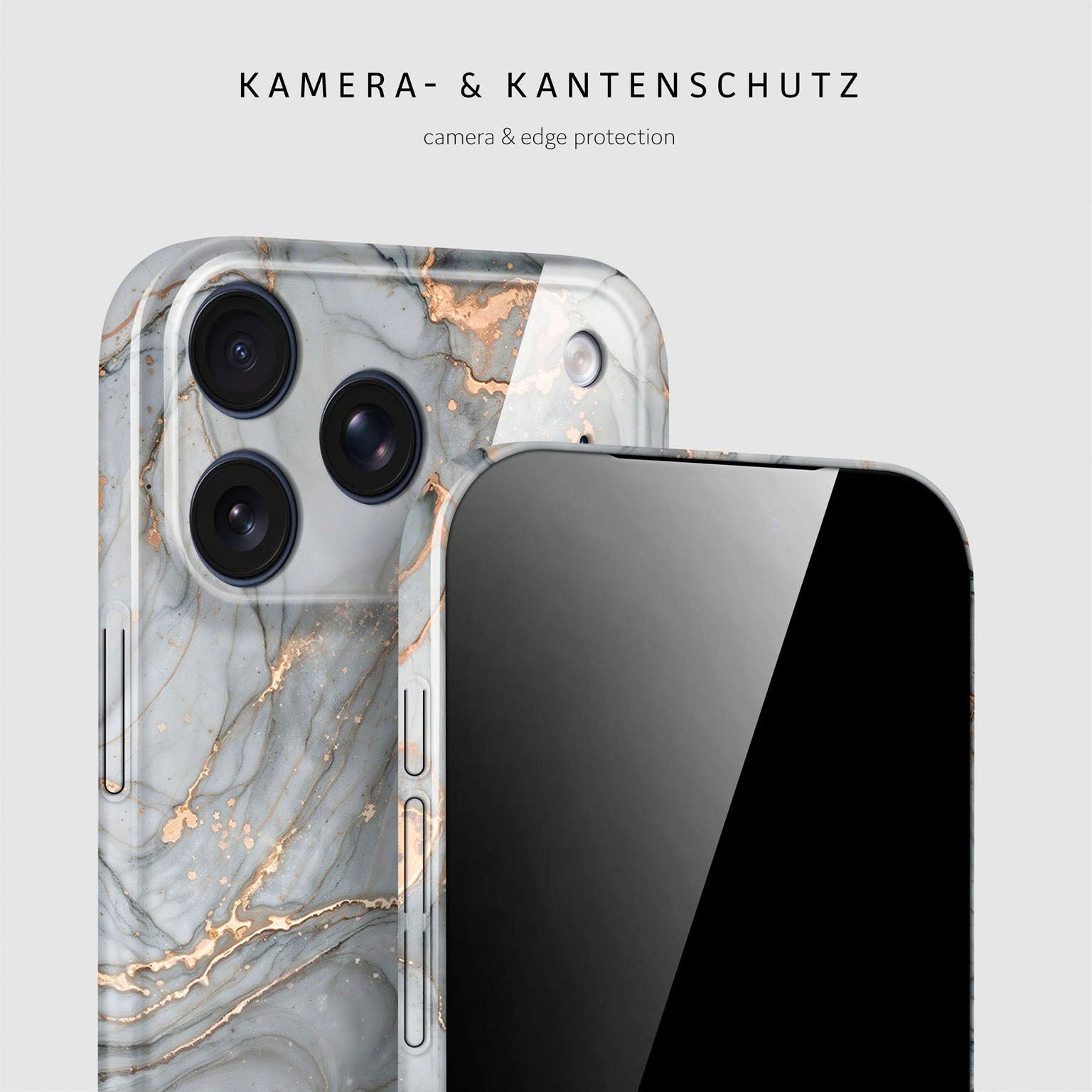 Bliss Cover für iPhone 17 Pro in der Farbe Soft Granite (Grau)