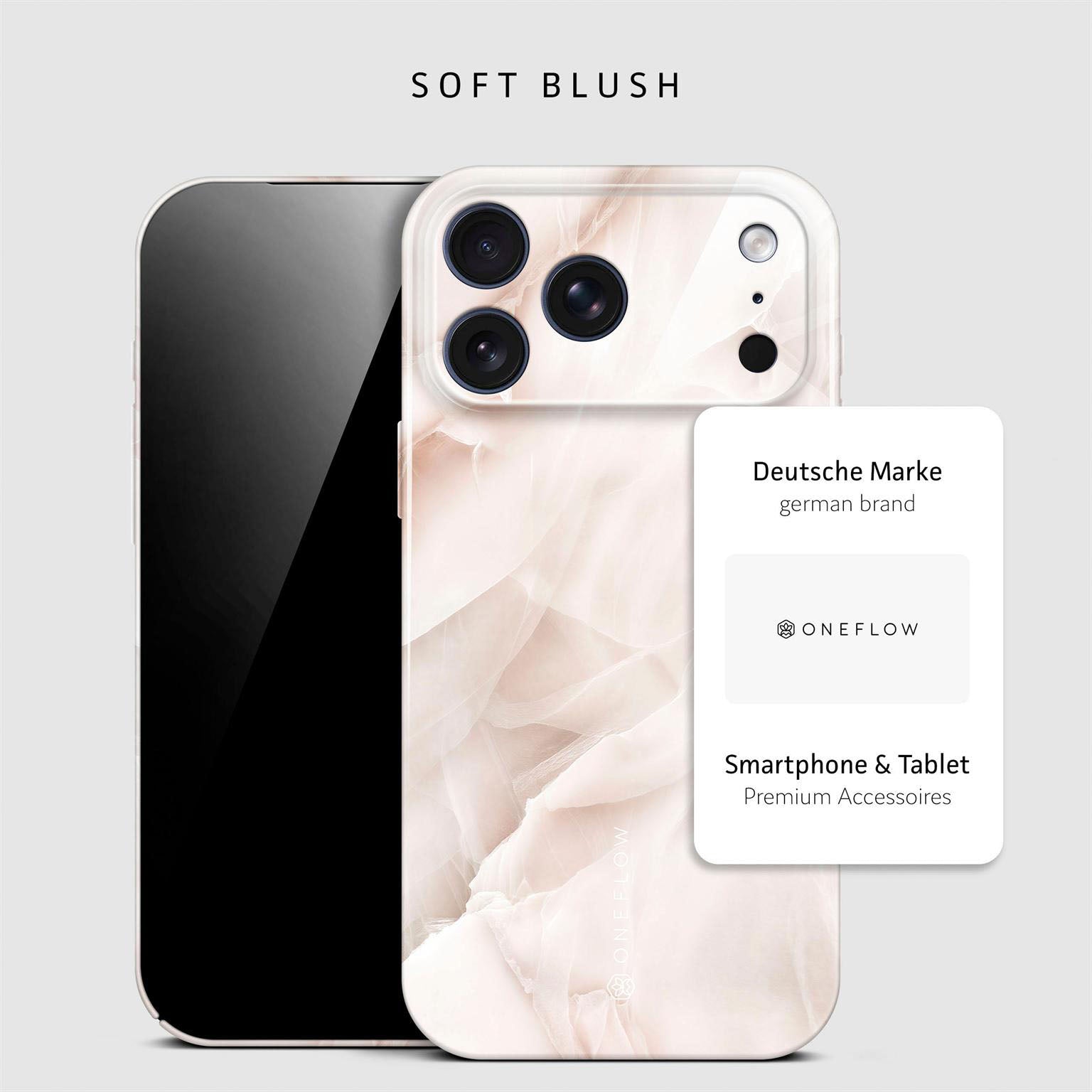 Bliss Cover für iPhone 17 Pro in der Farbe Soft Blush (Braun / Beige)