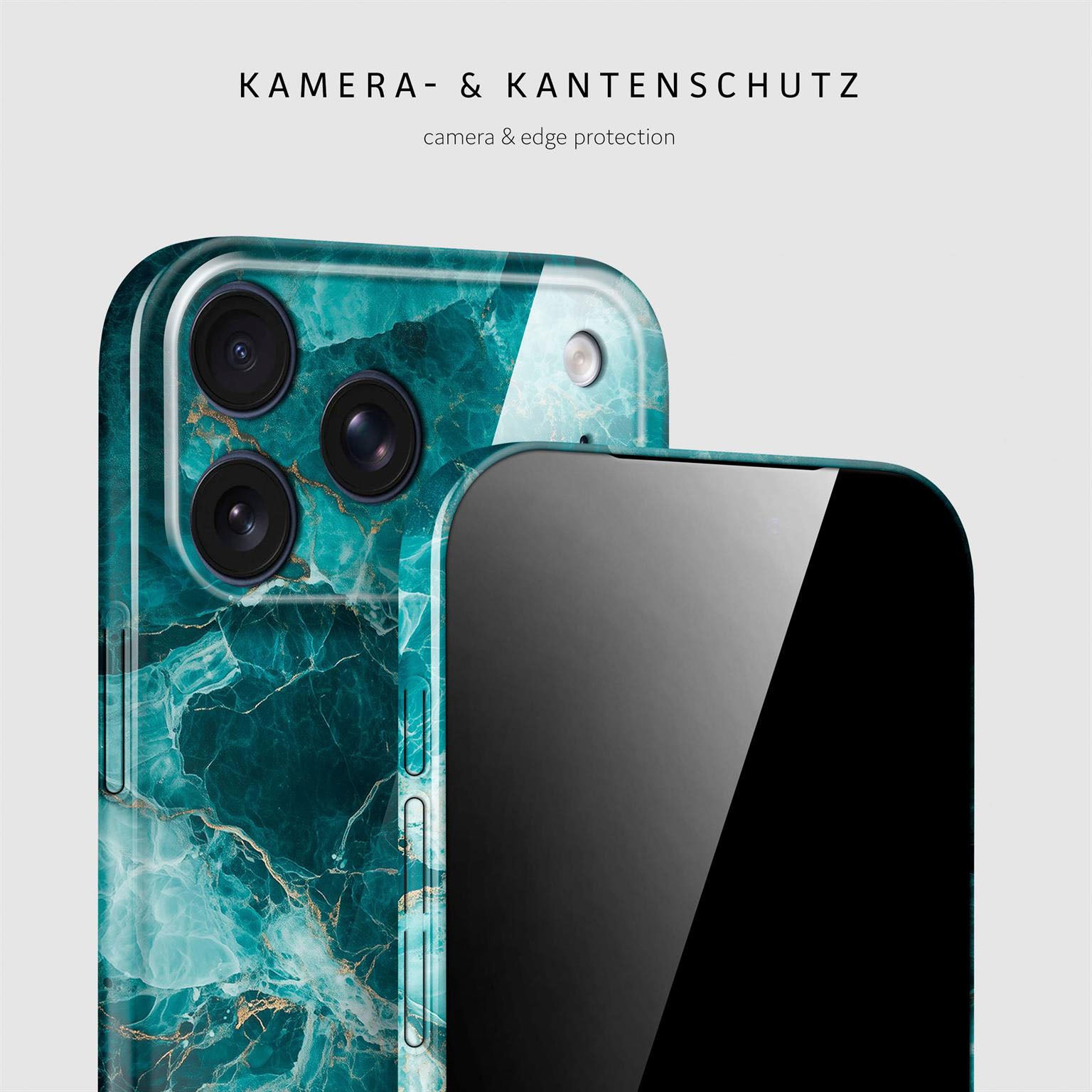 Bliss Cover für iPhone 17 Pro in der Farbe Aqua Prism (Blau)