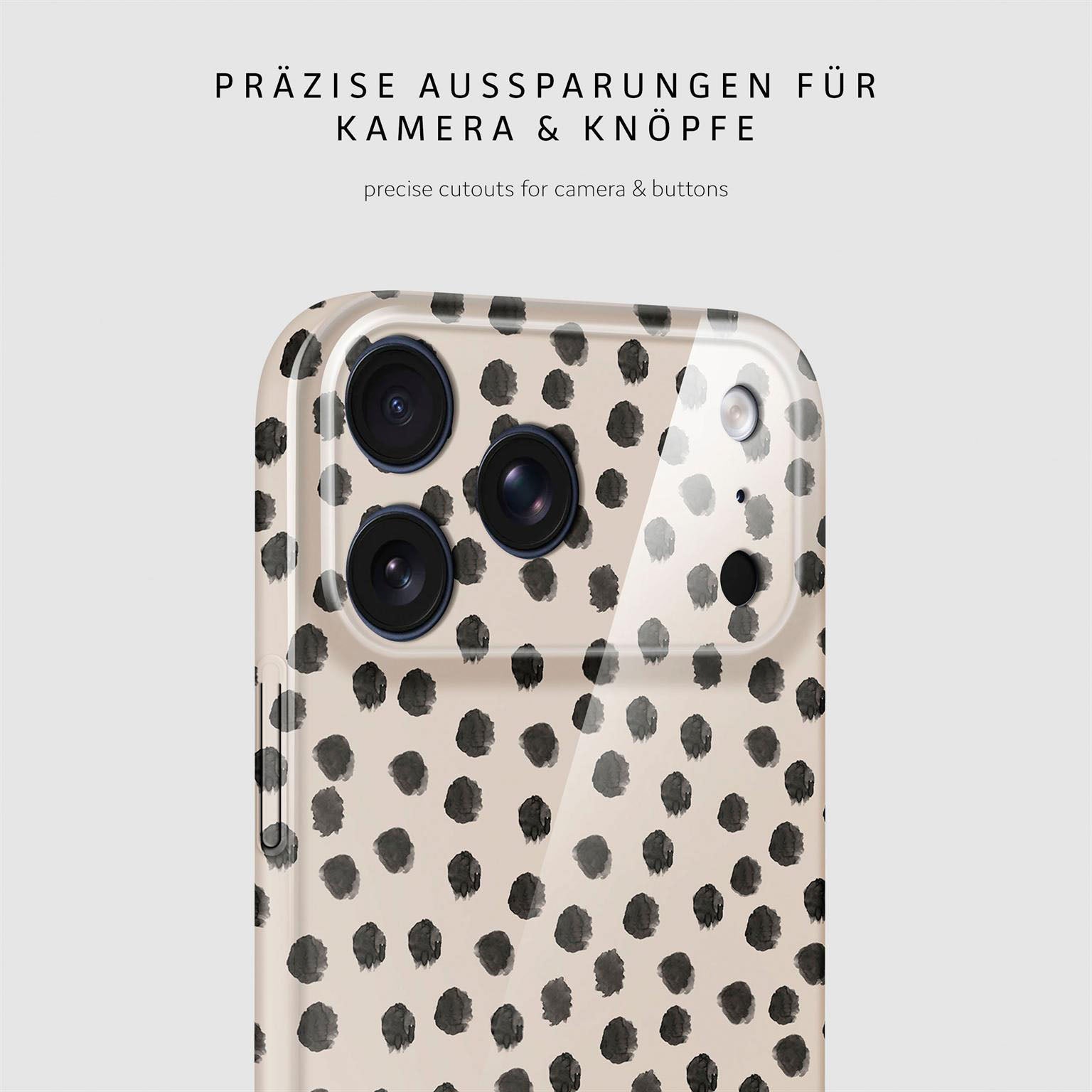 Splash Case für iPhone 17 Pro in der Farbe Cookies & Cream (Braun / Beige)