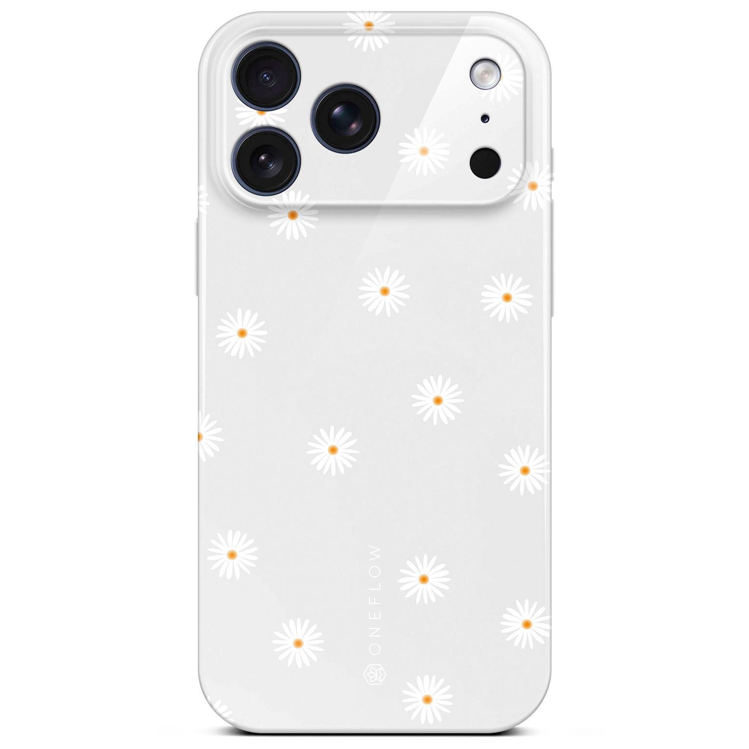 Splash Case für iPhone 17 Pro Max in der Farbe Daisy Delight (Weiß)