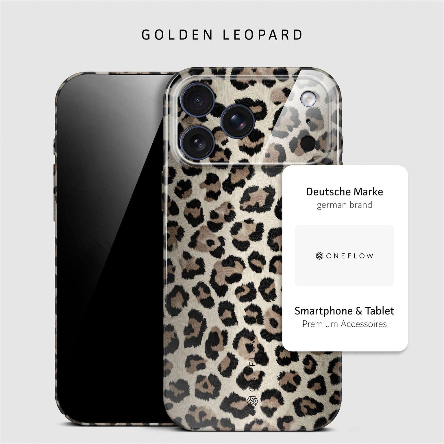 Wild Cover für iPhone 17 Pro Max in der Farbe Golden Leopard (Gold)