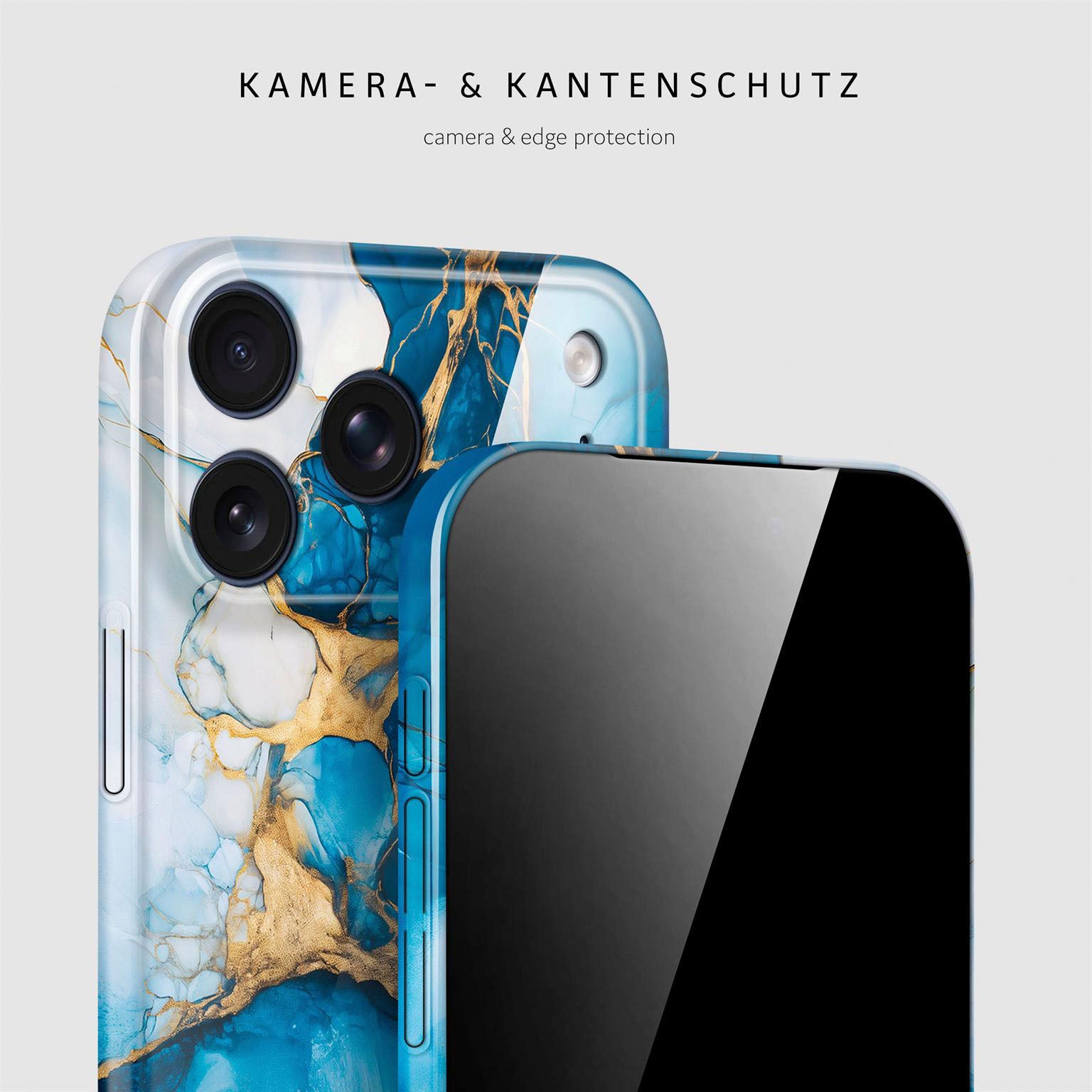 Bliss Cover für iPhone 17 Pro Max in der Farbe Sapphire Dream (Blau)