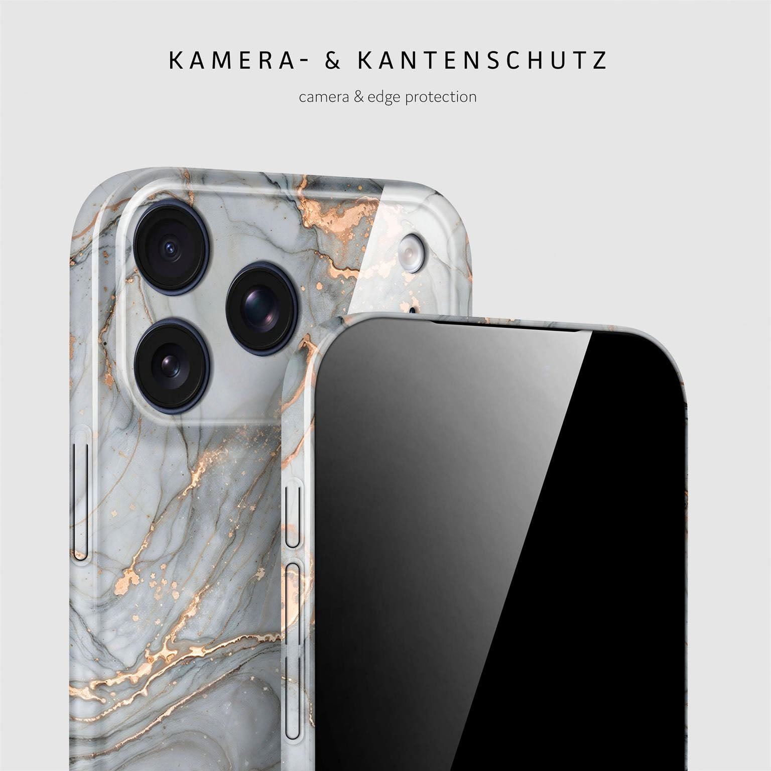Bliss Cover für iPhone 17 Pro Max in der Farbe Soft Granite (Grau)