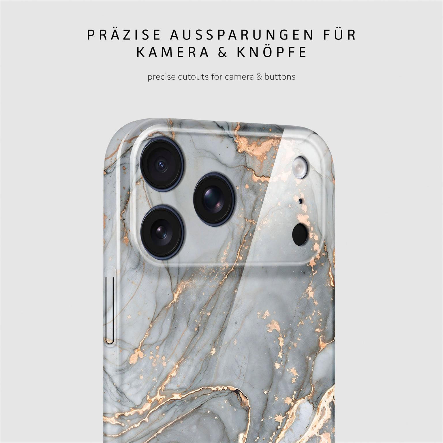 Bliss Cover für iPhone 17 Pro Max in der Farbe Soft Granite (Grau)