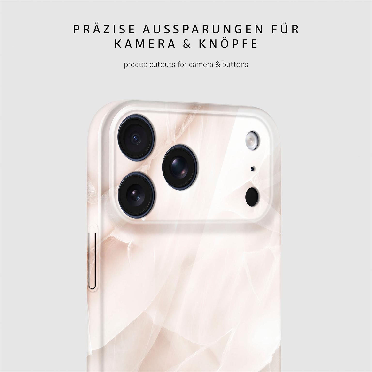 Bliss Cover für iPhone 17 Pro Max in der Farbe Soft Blush (Braun / Beige)