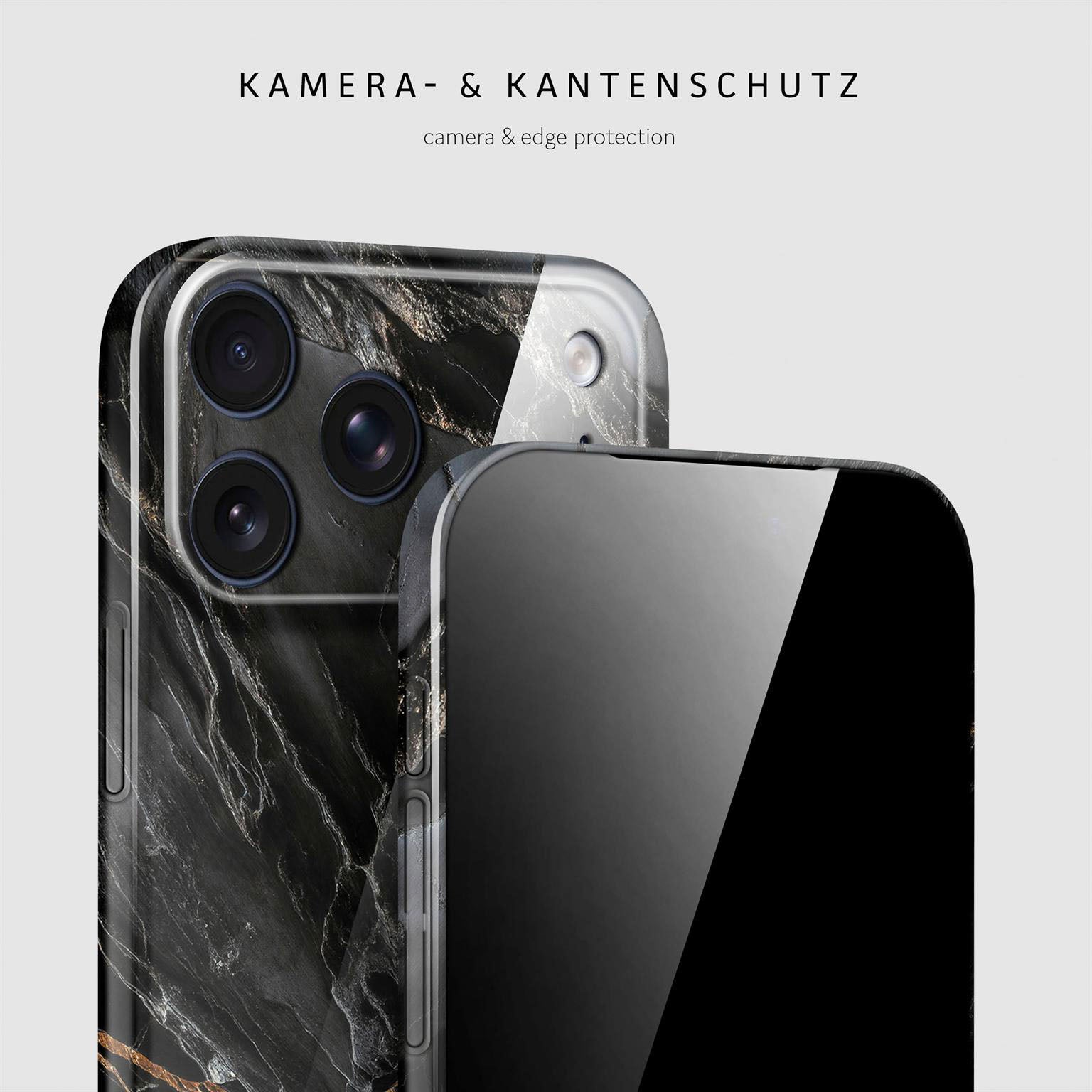 Bliss Cover für iPhone 17 Pro Max in der Farbe Black Mirage (Schwarz)