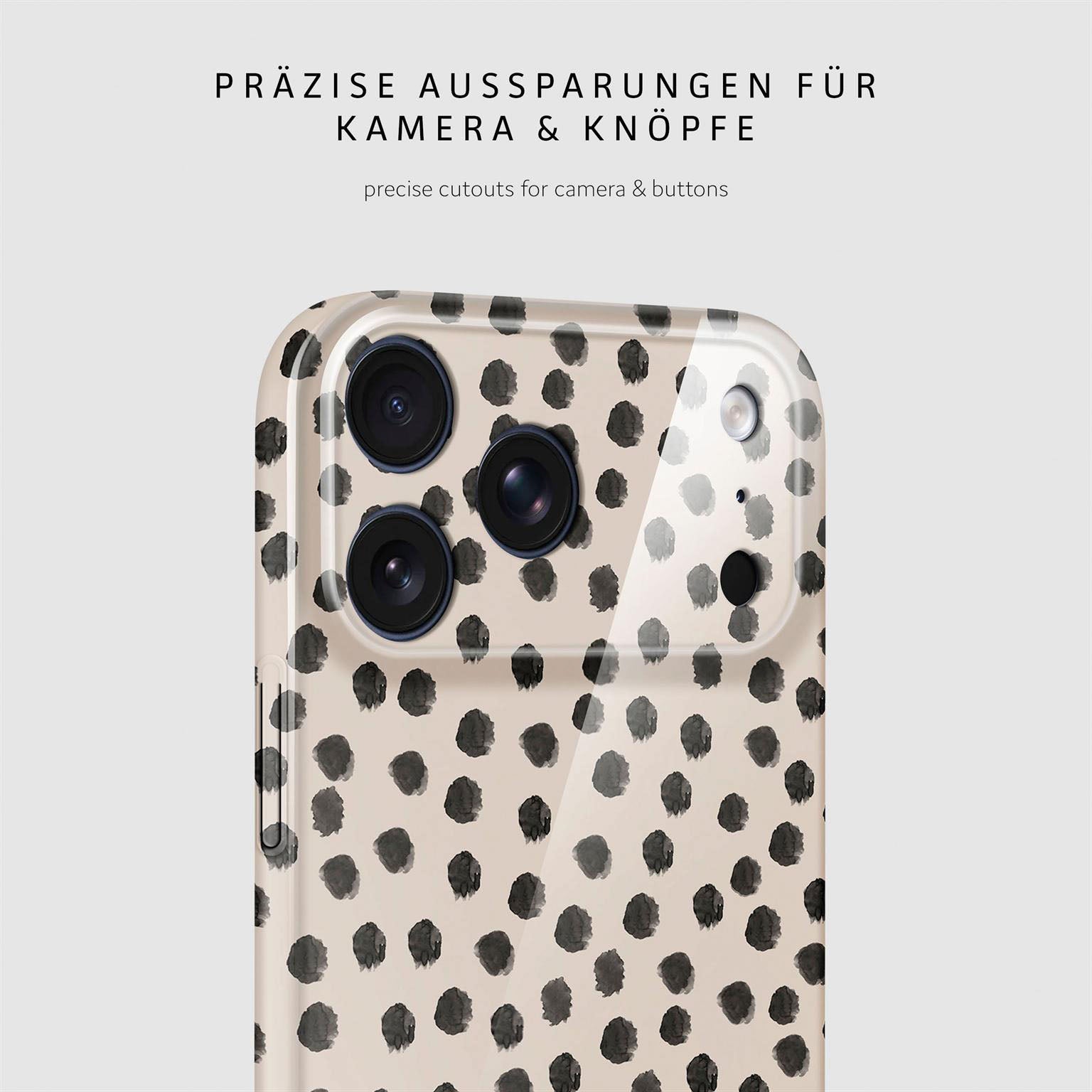 Splash Case für iPhone 17 Pro Max in der Farbe Cookies & Cream (Braun / Beige)