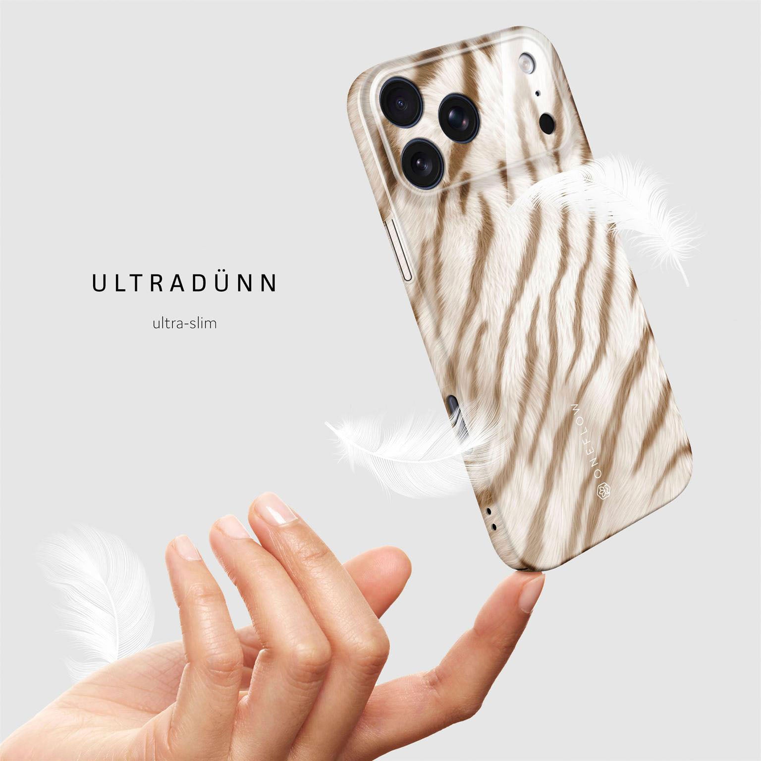Wild Cover für iPhone 17 Pro Max in der Farbe Caramel Tiger (Braun / Beige)
