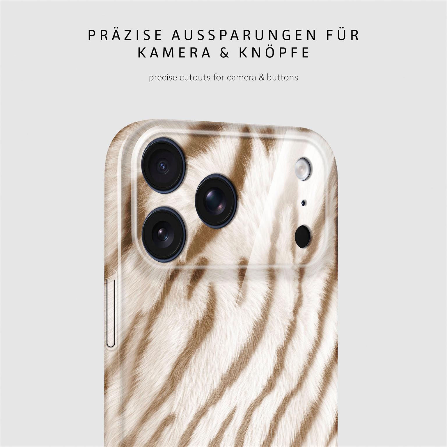 Wild Cover für iPhone 17 Pro Max in der Farbe Caramel Tiger (Braun / Beige)