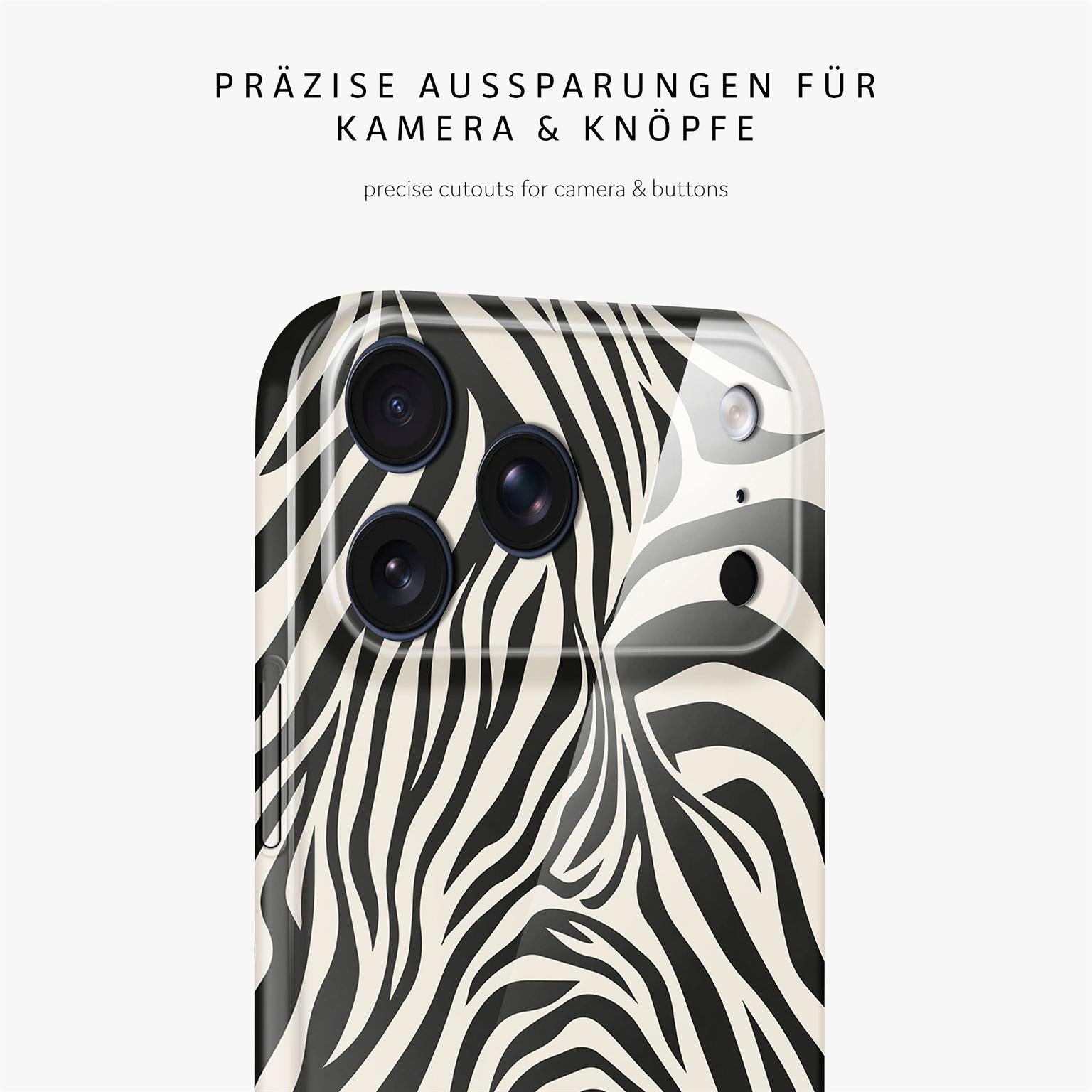 Wild Cover für iPhone 17 Pro Max in der Farbe Electric Zebra (Mehrfarbig)