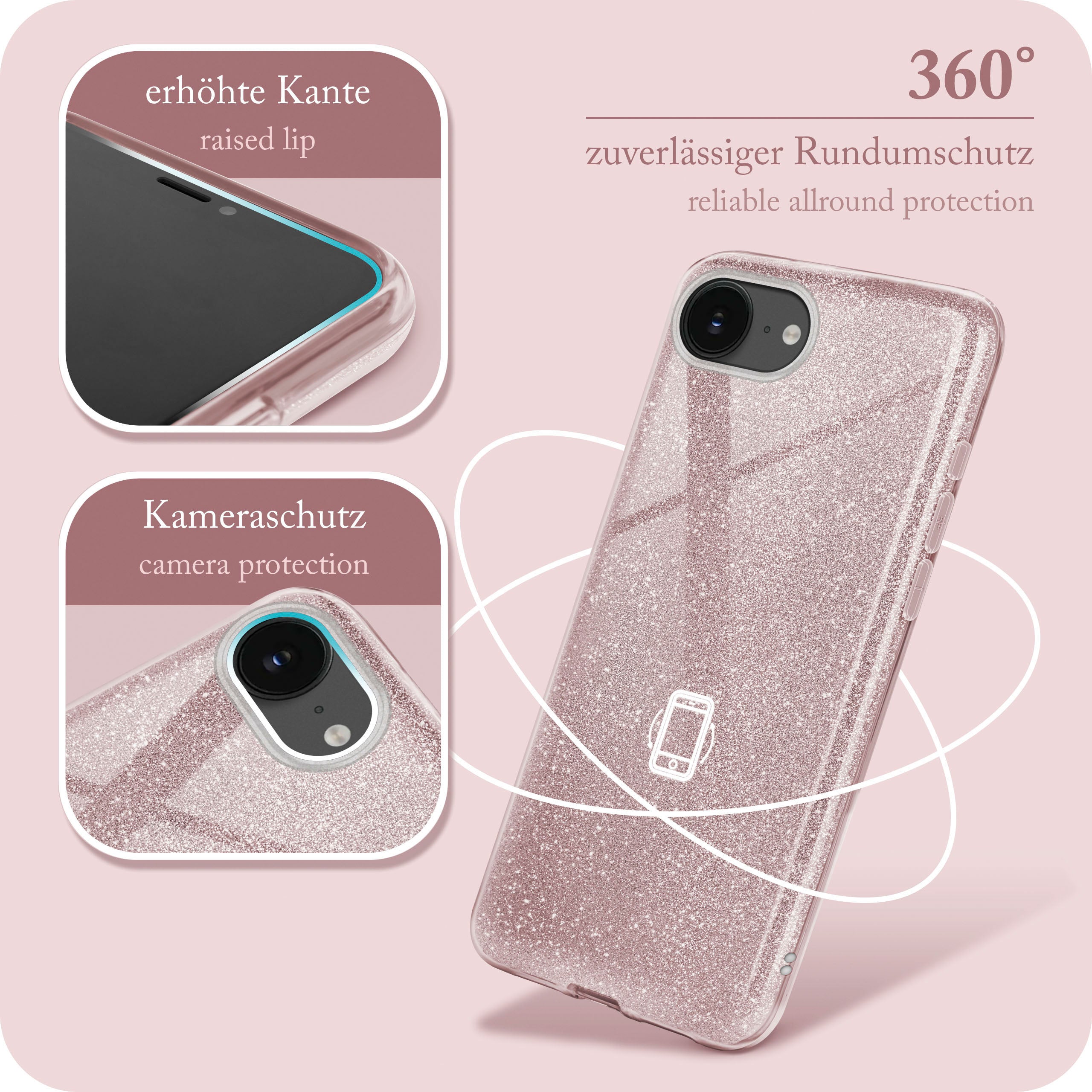 Glitter Case für iPhone 17e