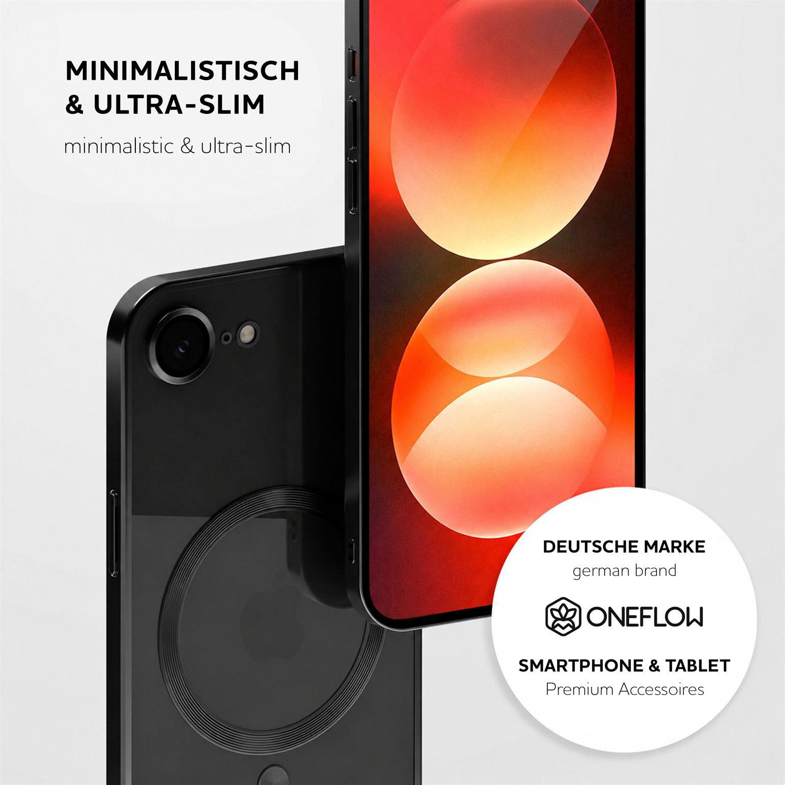 Aura Case für iPhone 17e in der Farbe Infinity Black (Schwarz)