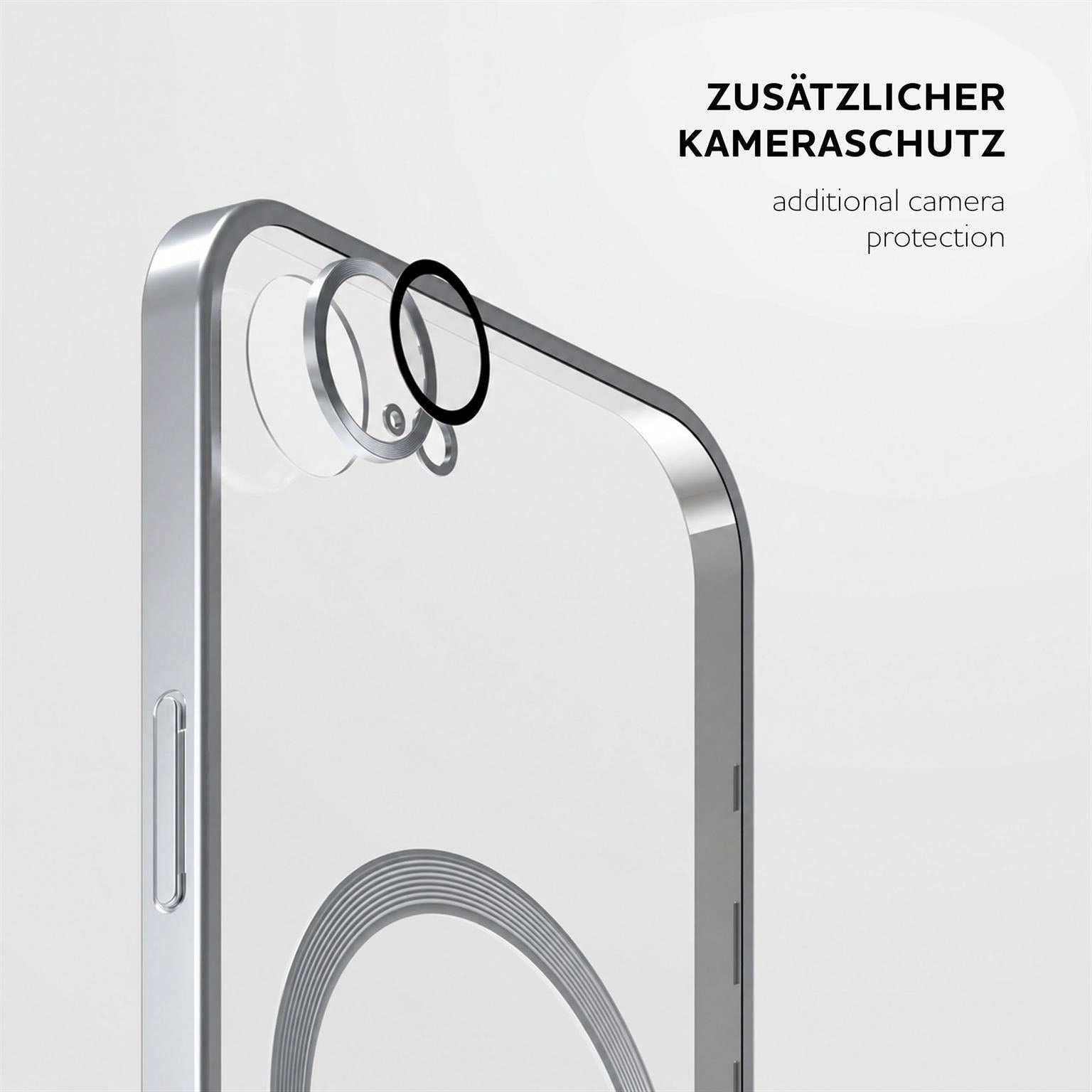 Aura Case für iPhone 17e in der Farbe Silver Smoke (Silber)