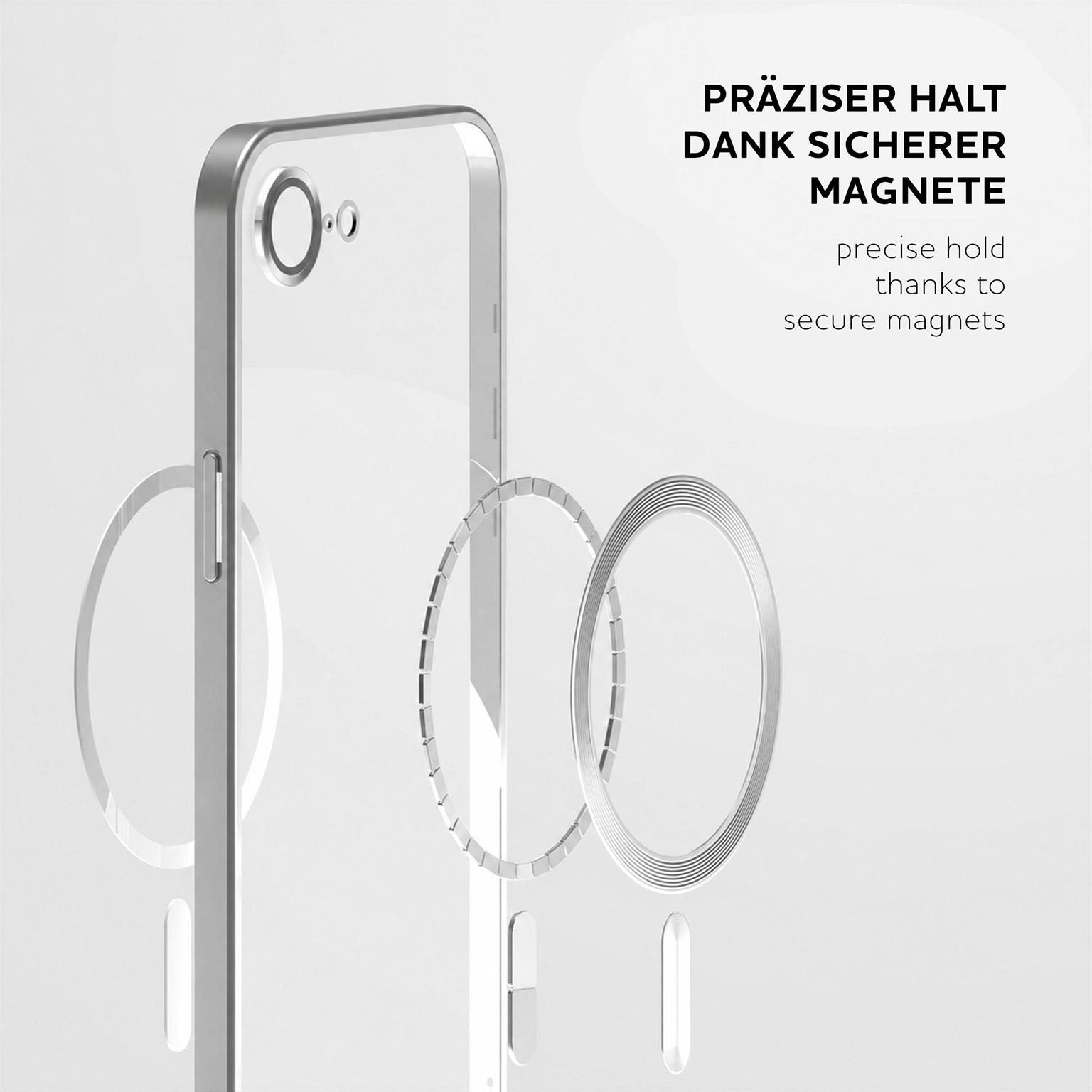 Aura Case für iPhone 17e in der Farbe Silver Smoke (Silber)