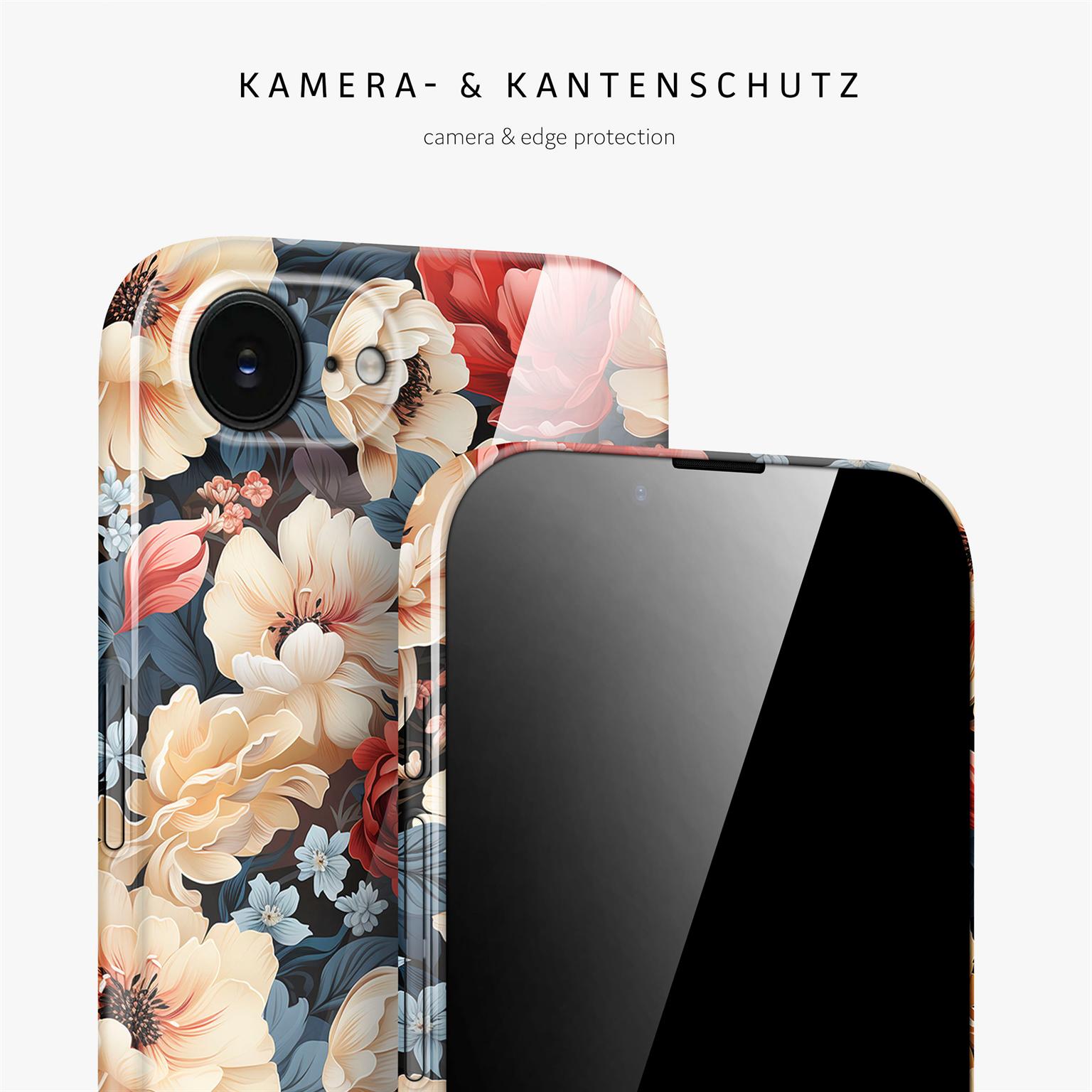 Flower Cover für iPhone 17e in der Farbe Mystic Flora (Rot)
