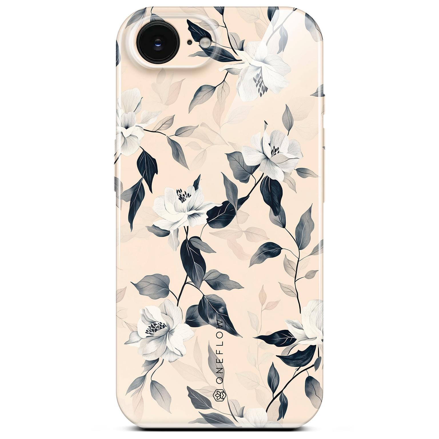 Flower Cover für iPhone 17e in der Farbe Eternal Garden (Blau)