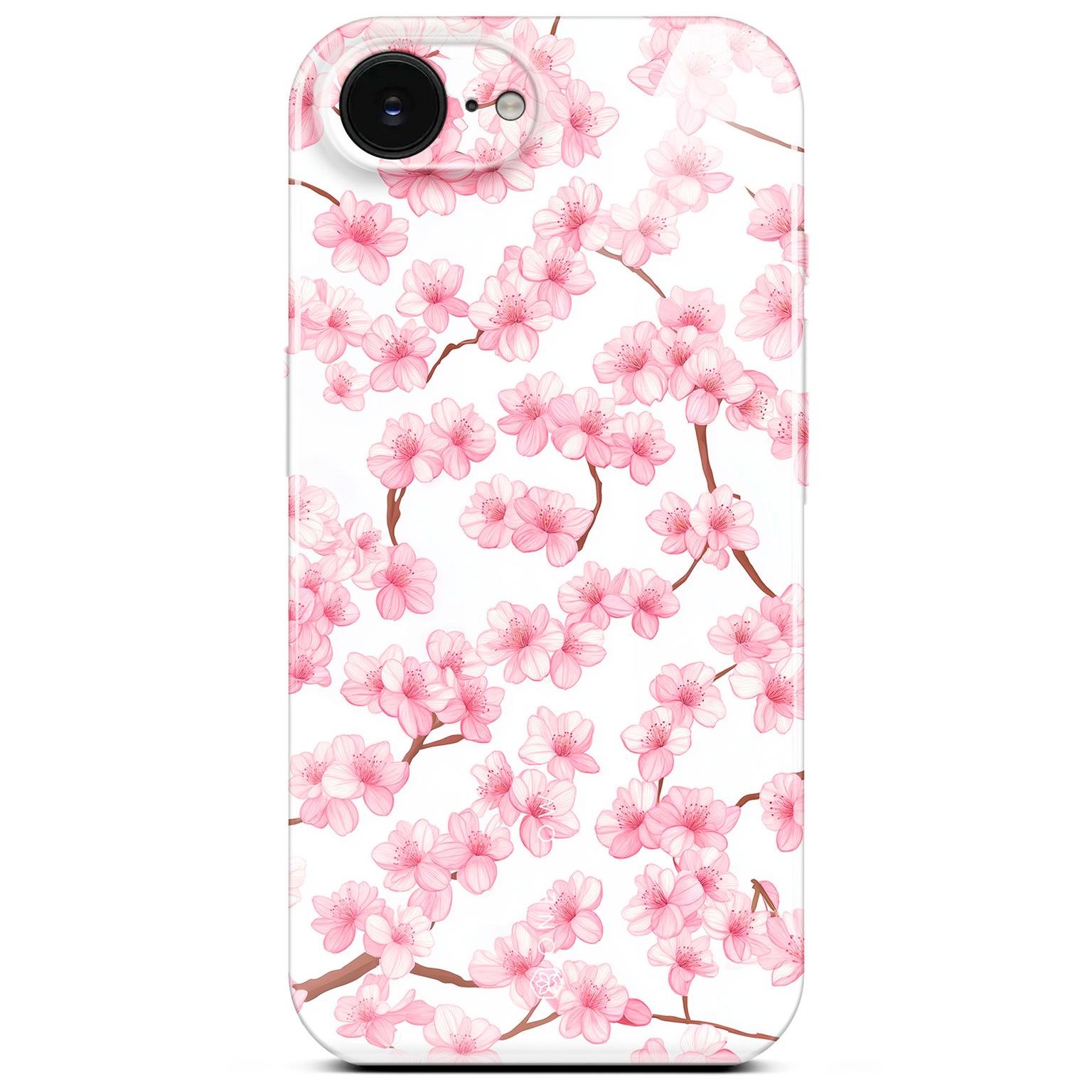 Flower Cover für iPhone 17e in der Farbe Sakura Breeze (Rosa / Pink)