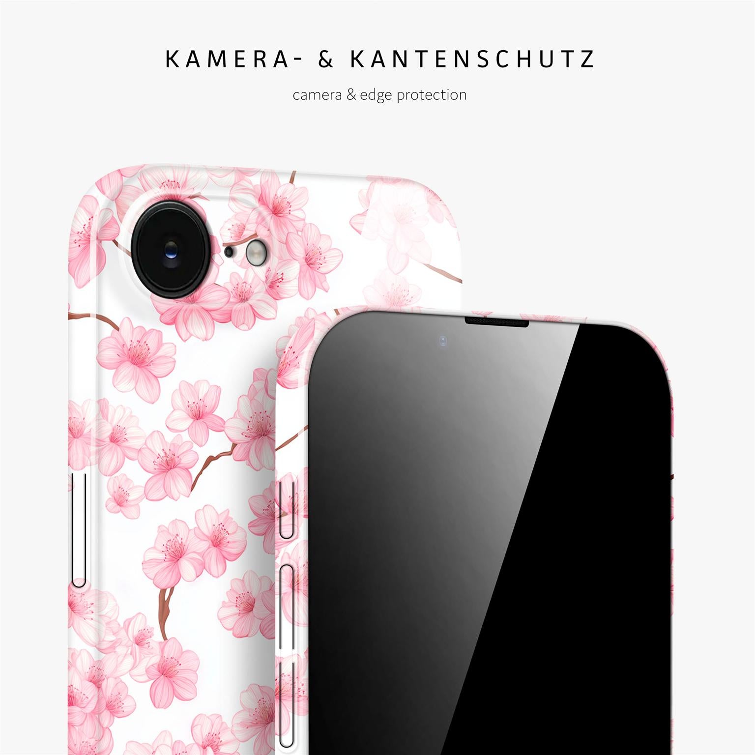 Flower Cover für iPhone 17e in der Farbe Sakura Breeze (Rosa / Pink)