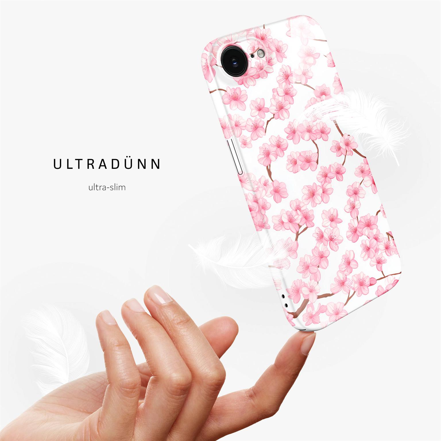 Flower Cover für iPhone 17e in der Farbe Sakura Breeze (Rosa / Pink)