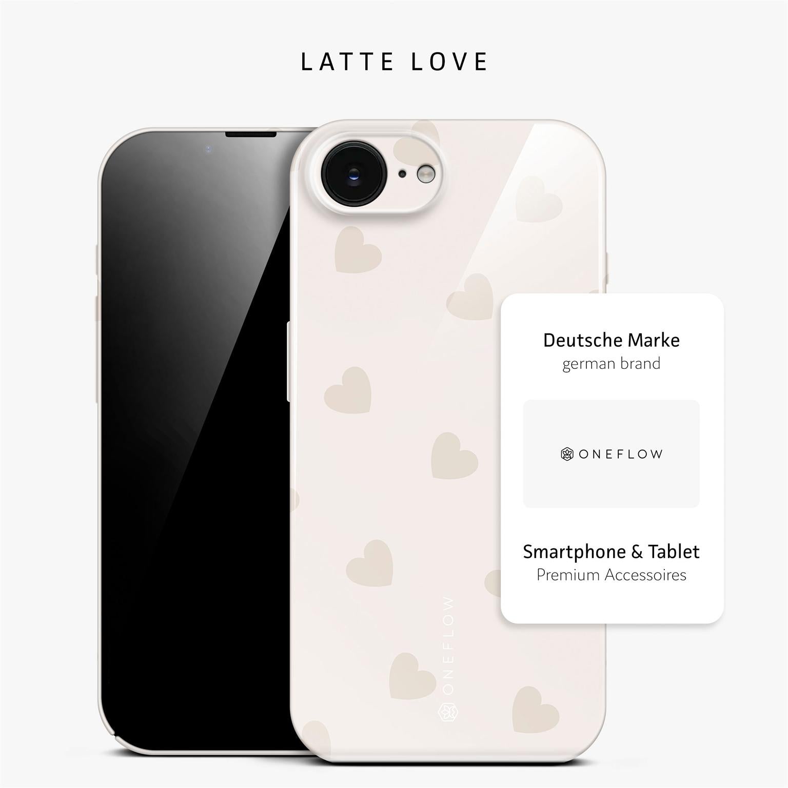 Splash Case für iPhone 17e in der Farbe Latte Love (Braun / Beige)