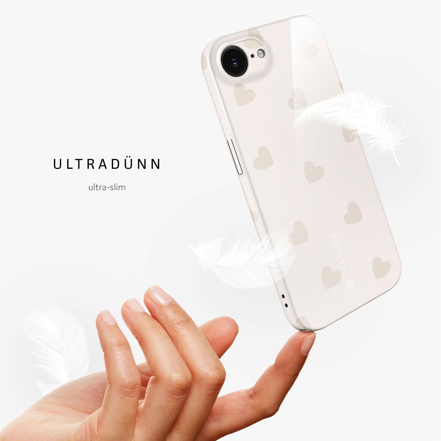 Splash Case für iPhone 17e in der Farbe Latte Love (Braun / Beige)