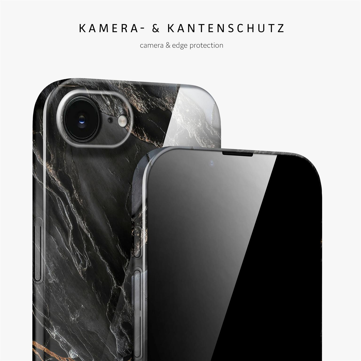 Bliss Cover für iPhone 17e in der Farbe Black Mirage (Schwarz)
