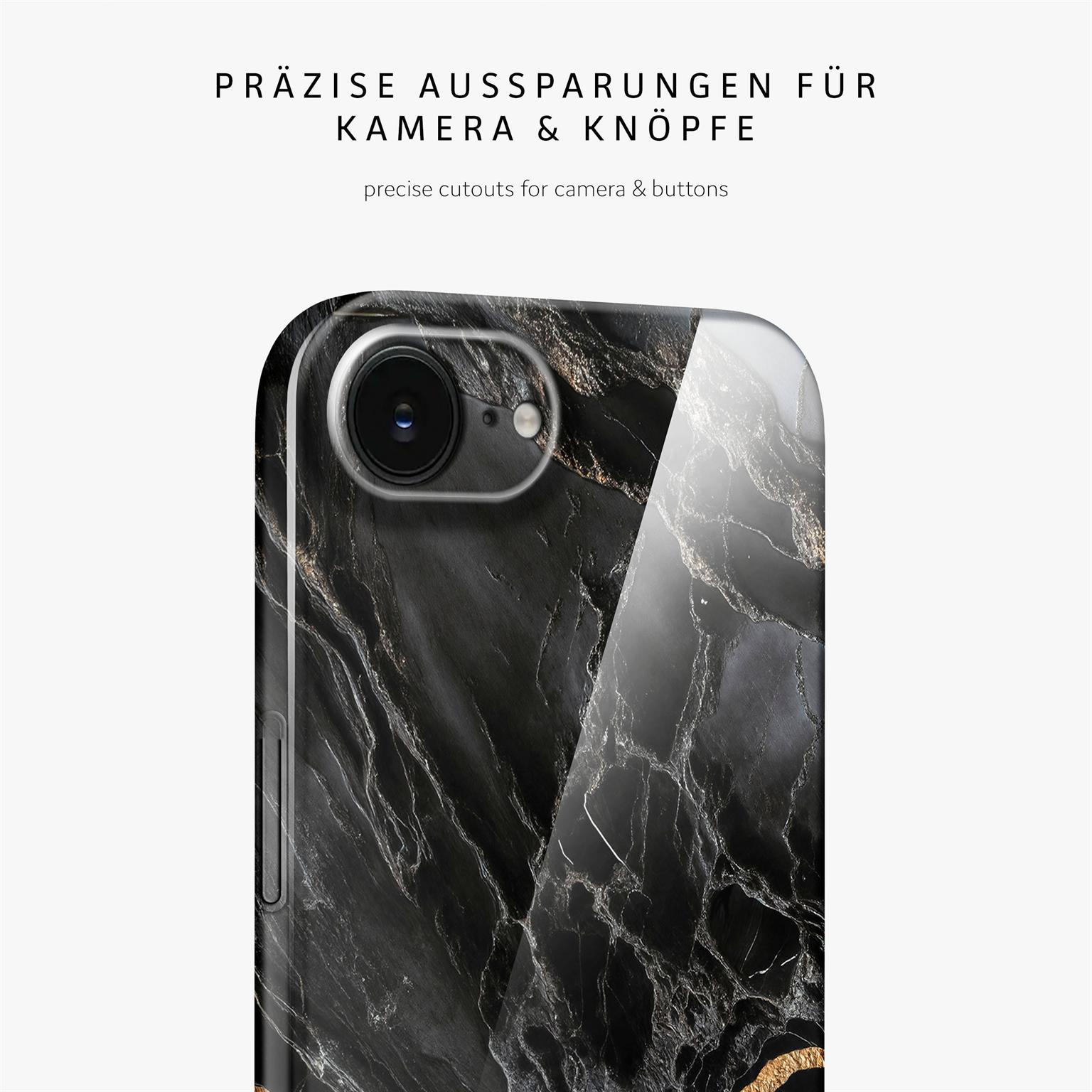 Bliss Cover für iPhone 17e in der Farbe Black Mirage (Schwarz)