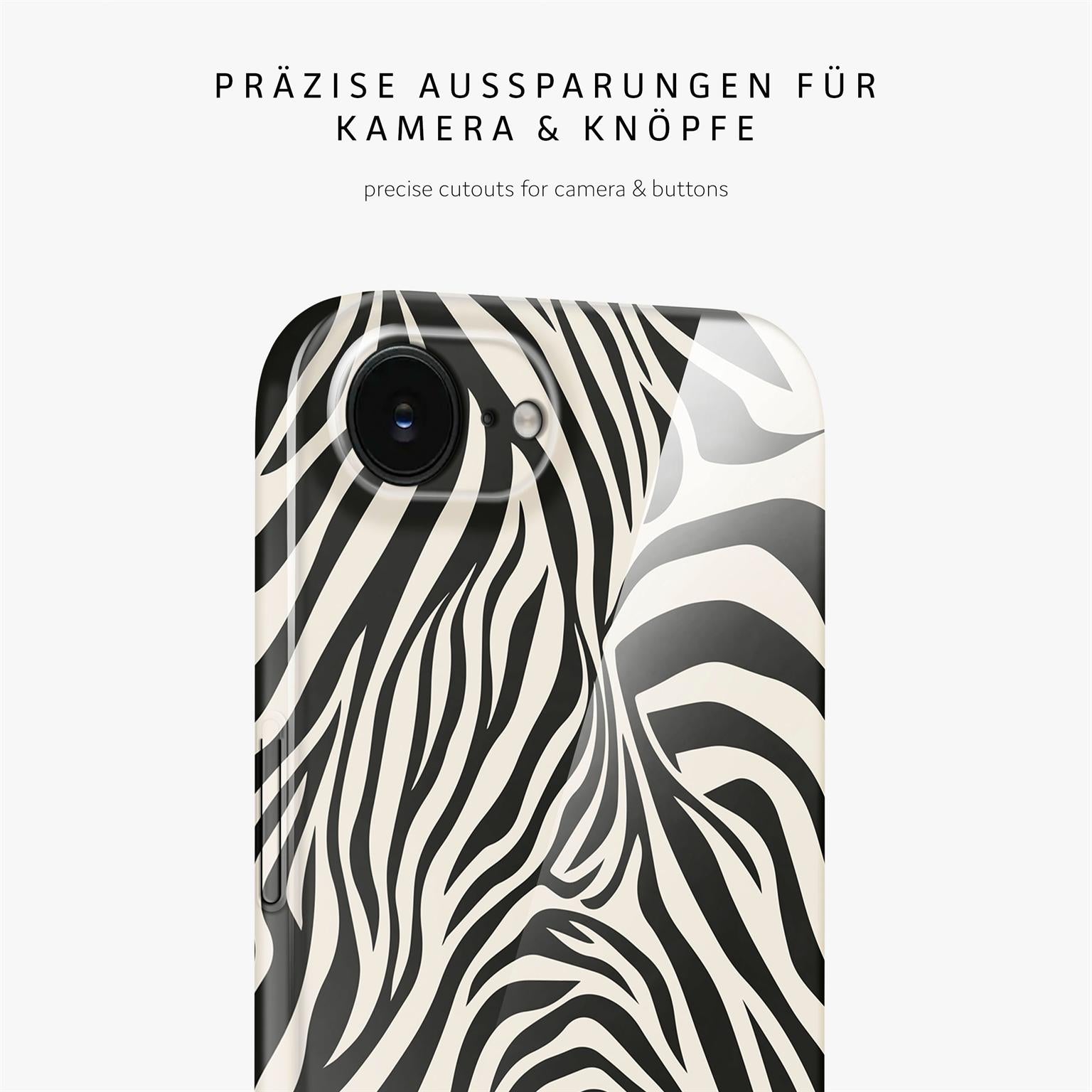 Wild Cover für iPhone 17e in der Farbe Electric Zebra (Mehrfarbig)