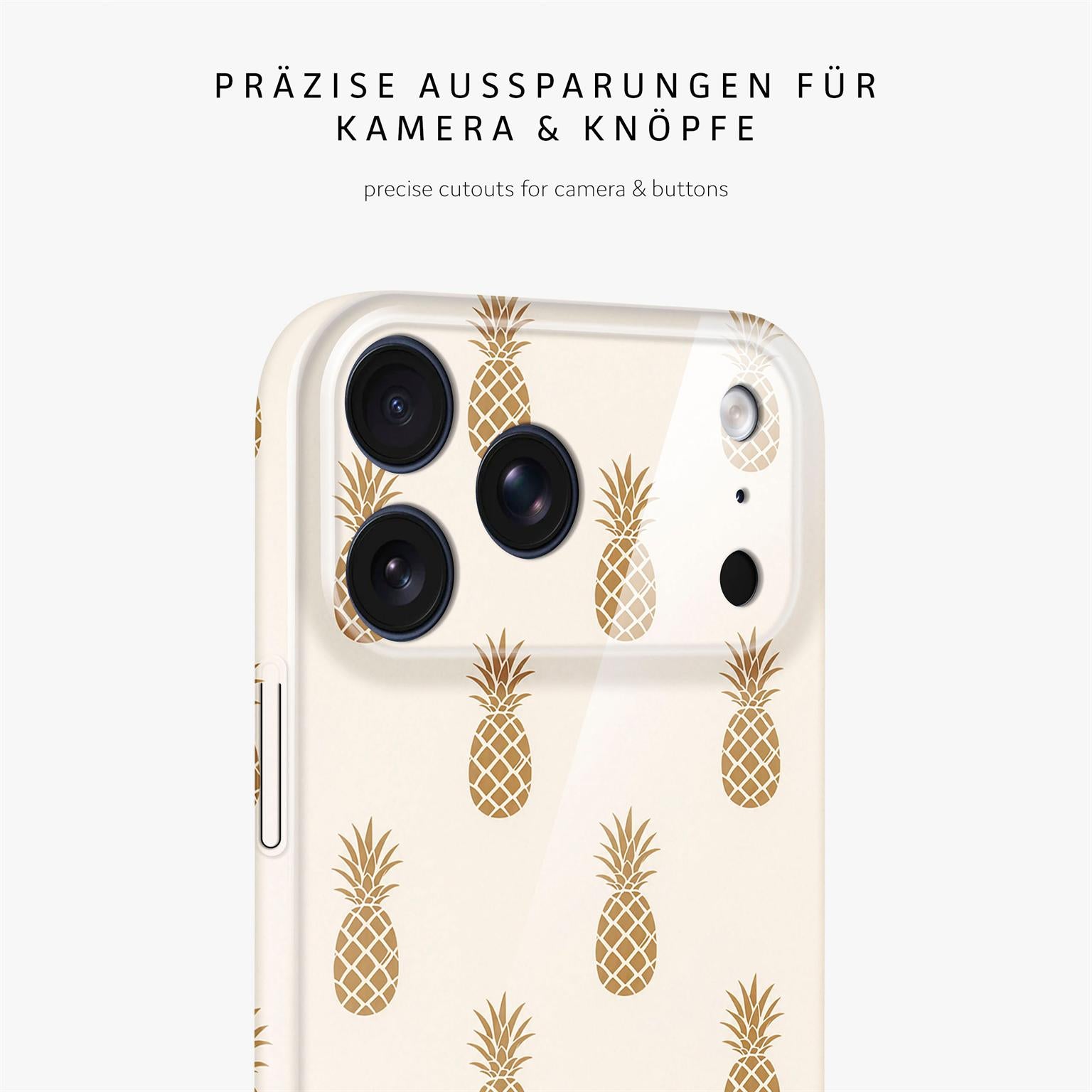 Splash Case für iPhone 18 Pro in der Farbe Cabana Gold (Weiß)