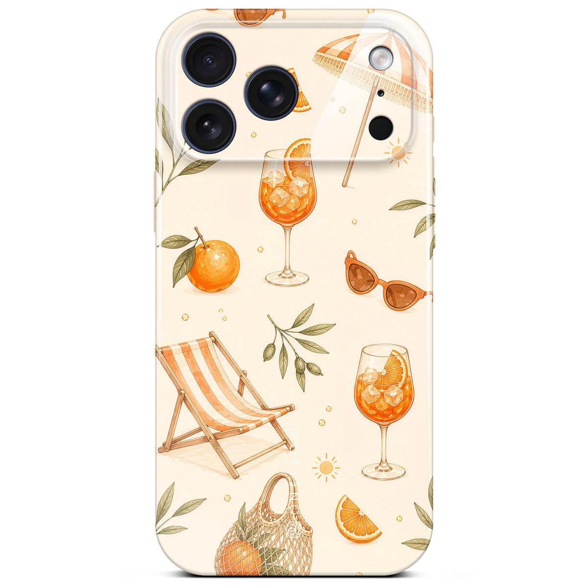 Splash Case für iPhone 18 Pro in der Farbe Spritz Society (Braun / Beige)