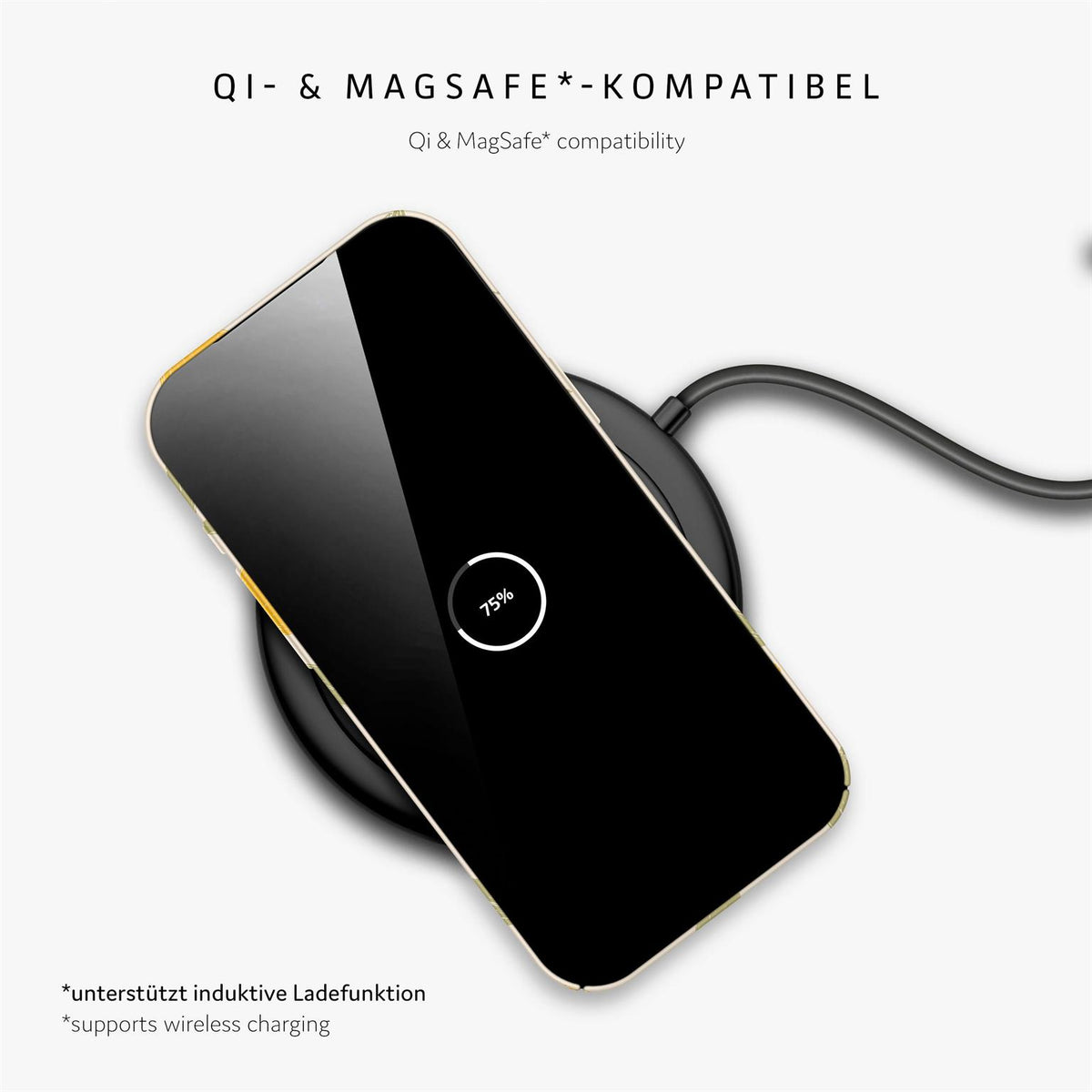 Splash Case für iPhone 18 Pro in der Farbe Lemon Babe (Braun / Beige)