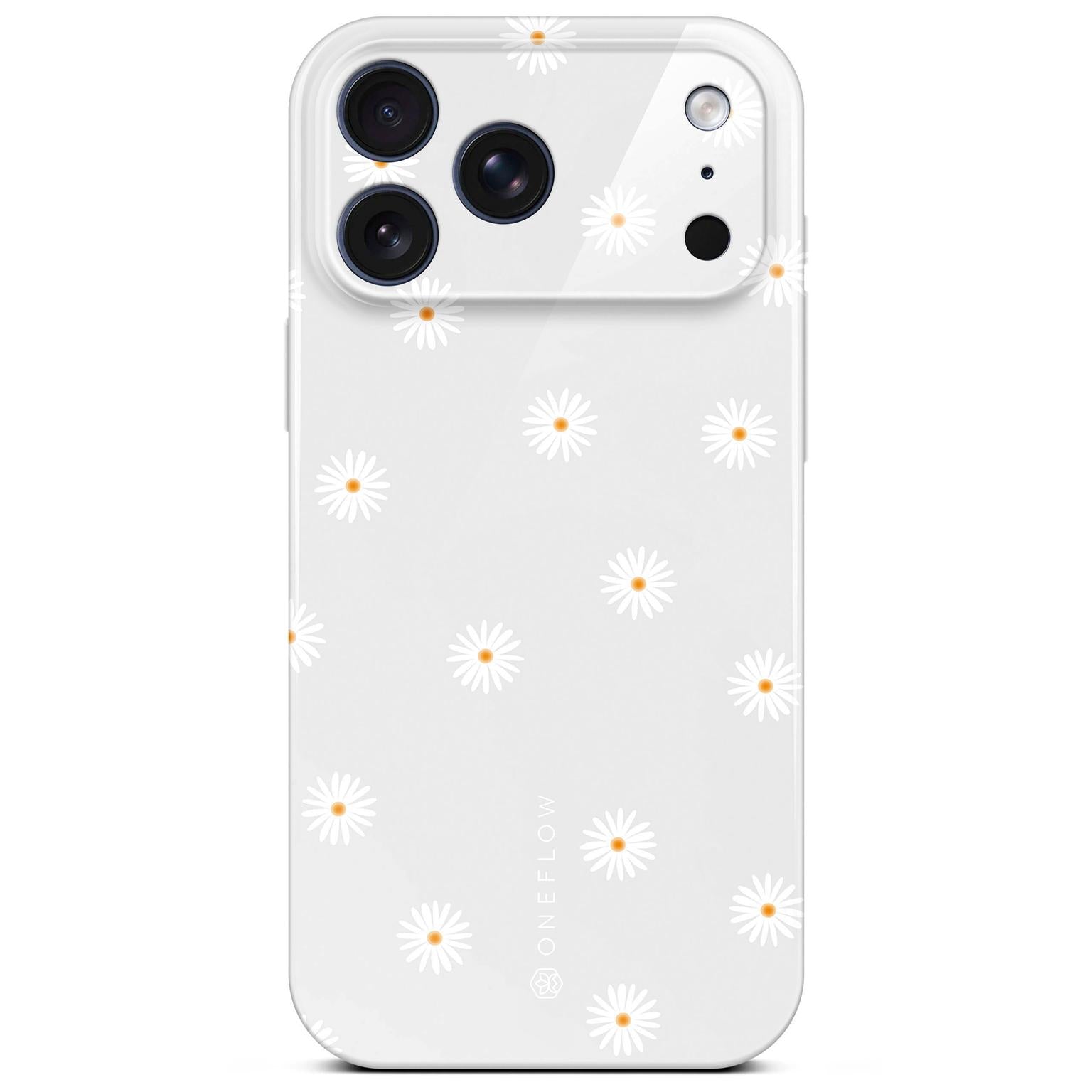 Splash Case für iPhone 18 Pro in der Farbe Daisy Delight (Grau)