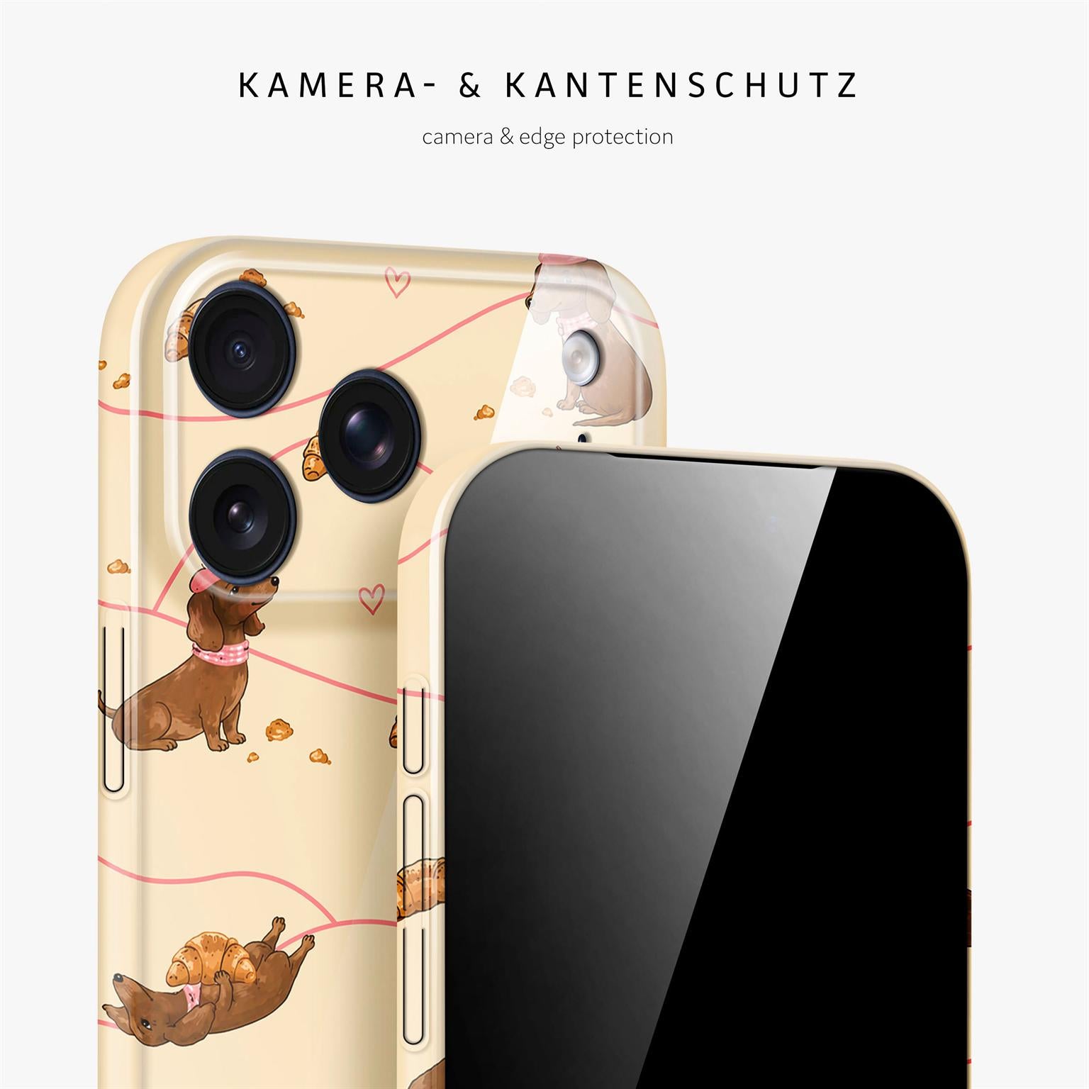 Splash Case für iPhone 18 Pro in der Farbe Doxie Deluxe (Braun / Beige)