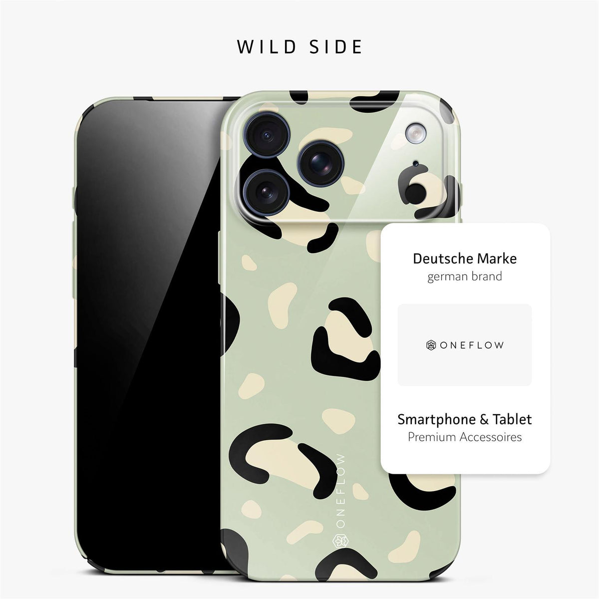 Splash Case für iPhone 18 Pro in der Farbe Wild Side (Braun / Beige)