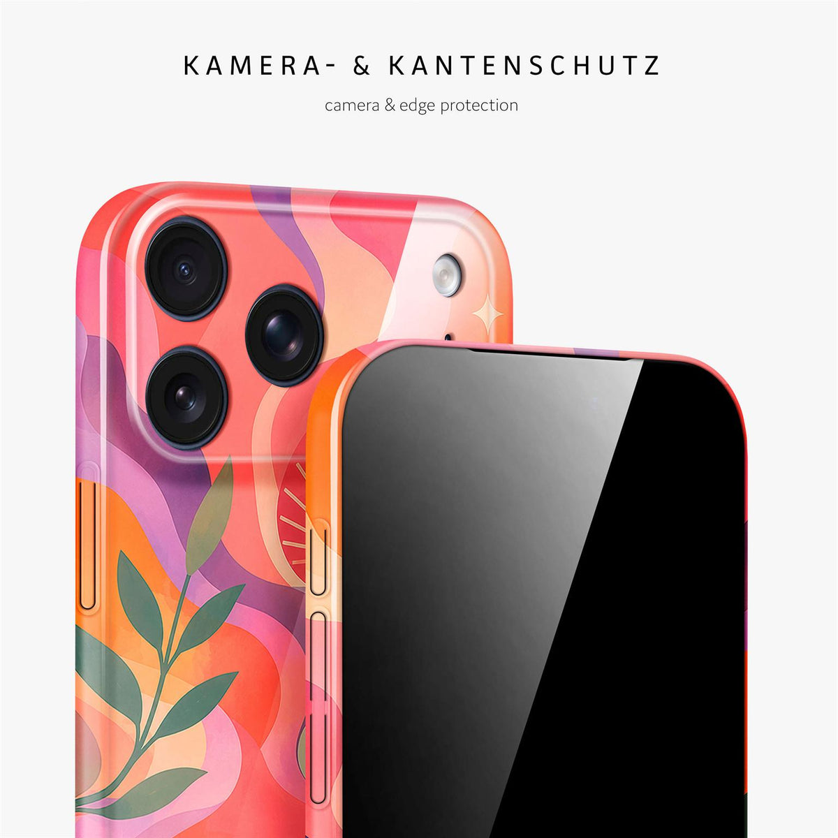 Splash Case für iPhone 18 Pro in der Farbe Peach Eclipse (Mehrfarbig (bunt))