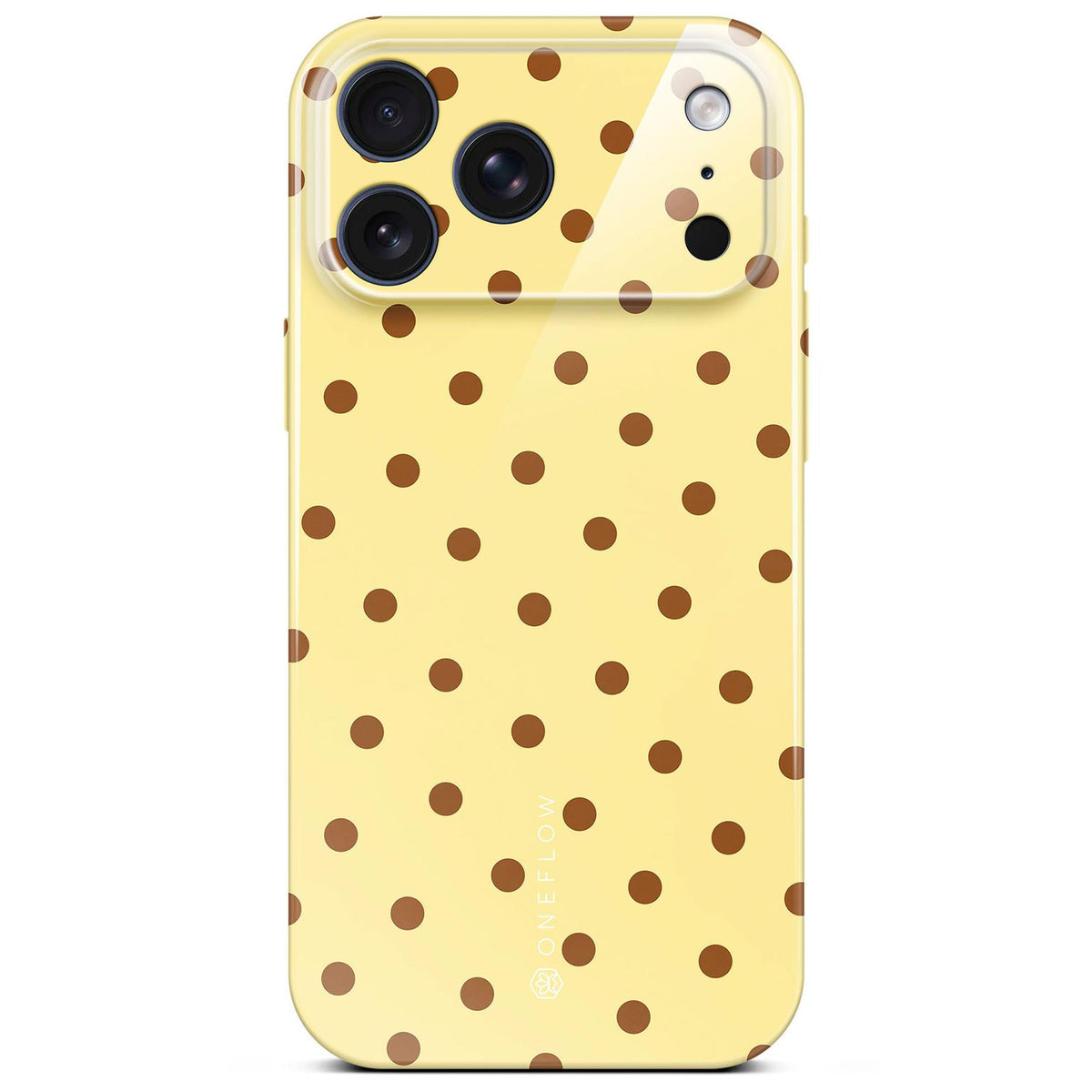 Splash Case für iPhone 18 Pro in der Farbe Buttercup Freckles (Gelb)