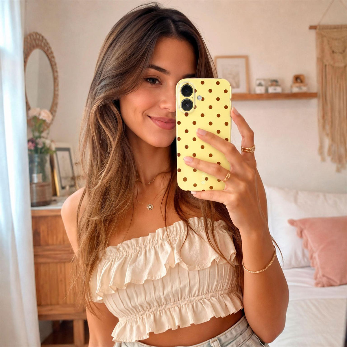 Splash Case für iPhone 18 Pro in der Farbe Buttercup Freckles (Gelb)*