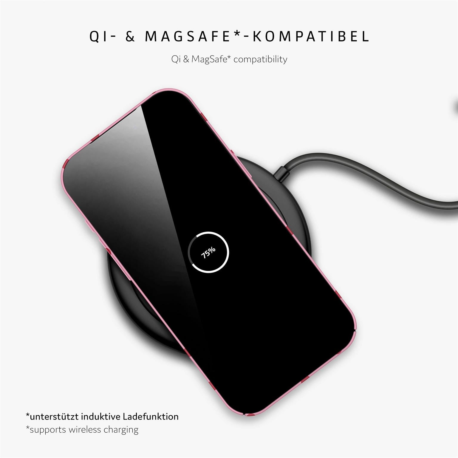 Splash Case für iPhone 18 Pro in der Farbe Berry Dots (Rosa / Pink)