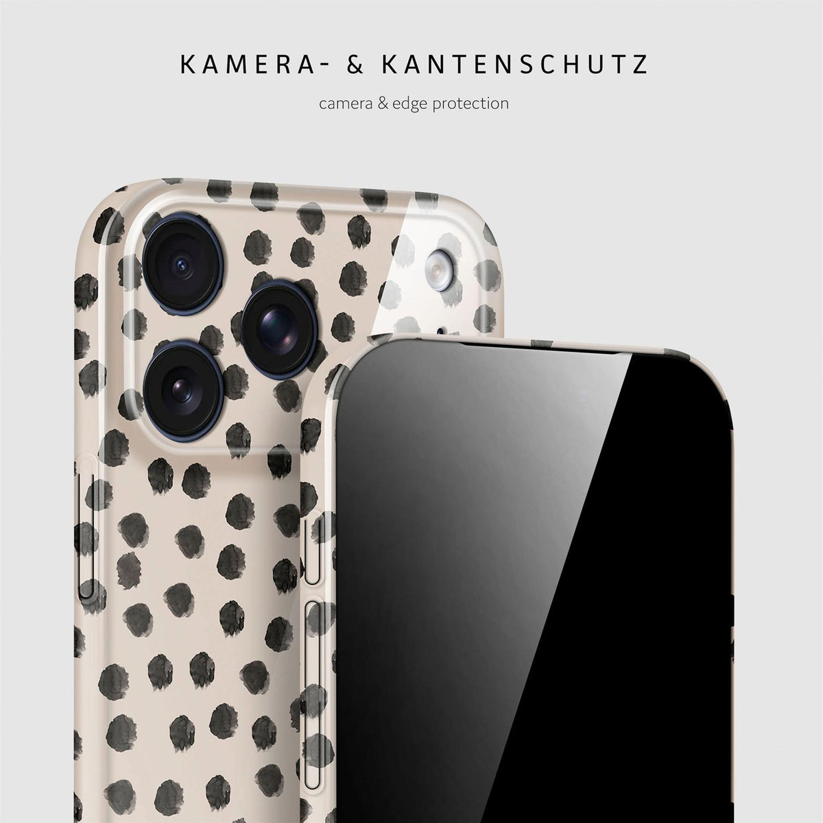 Splash Case für iPhone 18 Pro in der Farbe Cookies & Cream (Braun / Beige)