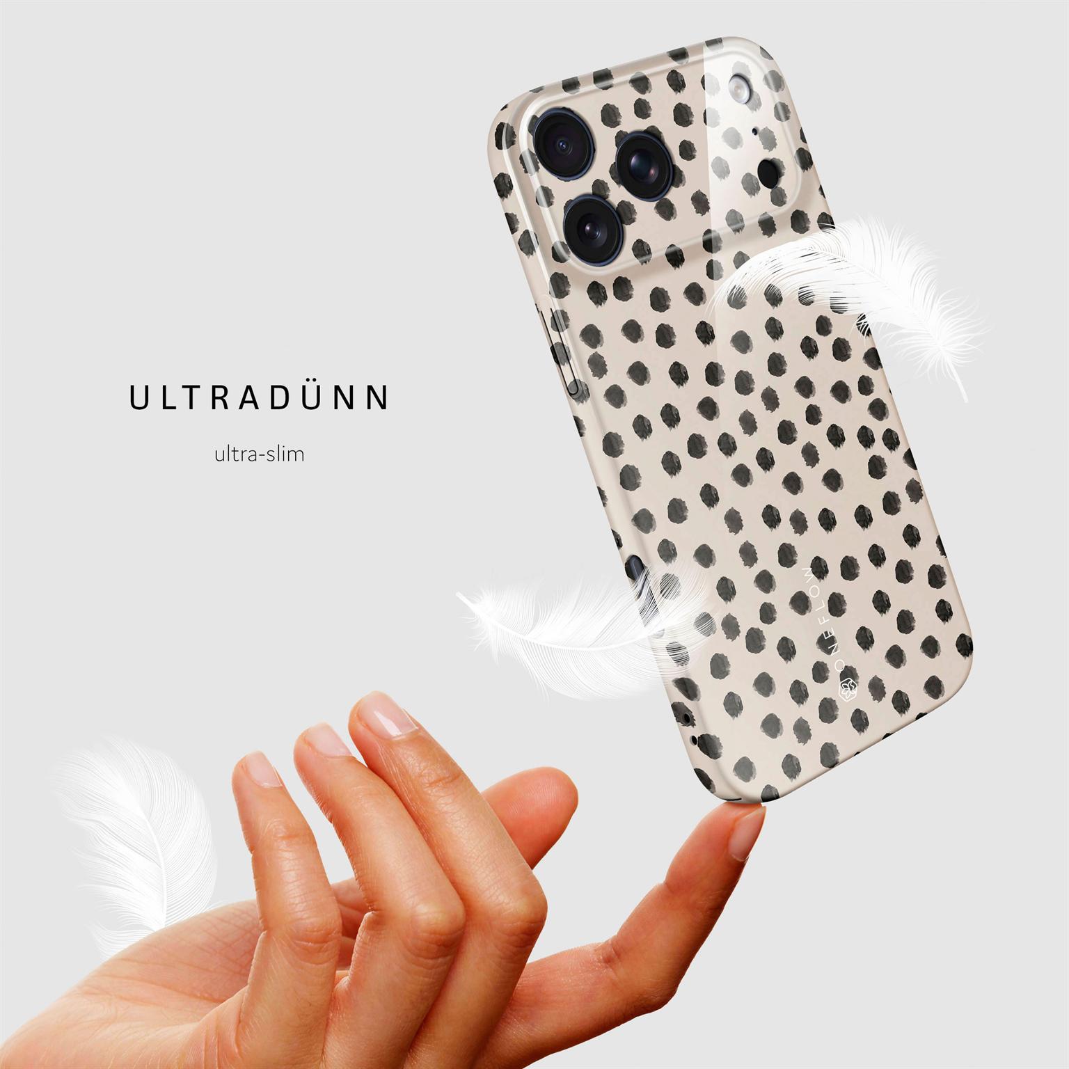 Splash Case für iPhone 18 Pro in der Farbe Cookies & Cream (Braun / Beige)