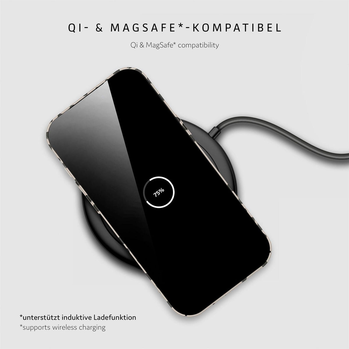 Splash Case für iPhone 18 Pro in der Farbe Cookies & Cream (Braun / Beige)