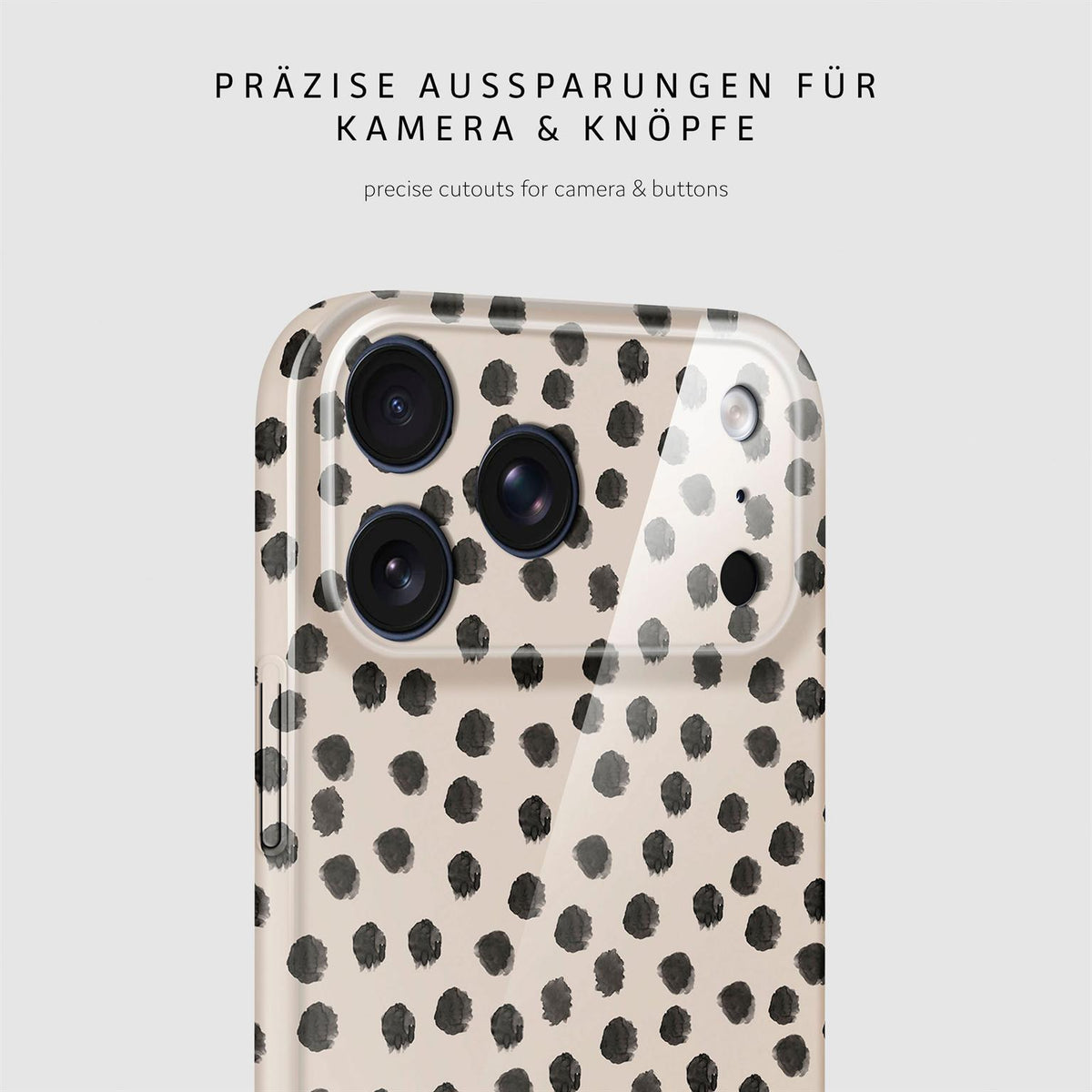 Splash Case für iPhone 18 Pro in der Farbe Cookies & Cream (Braun / Beige)